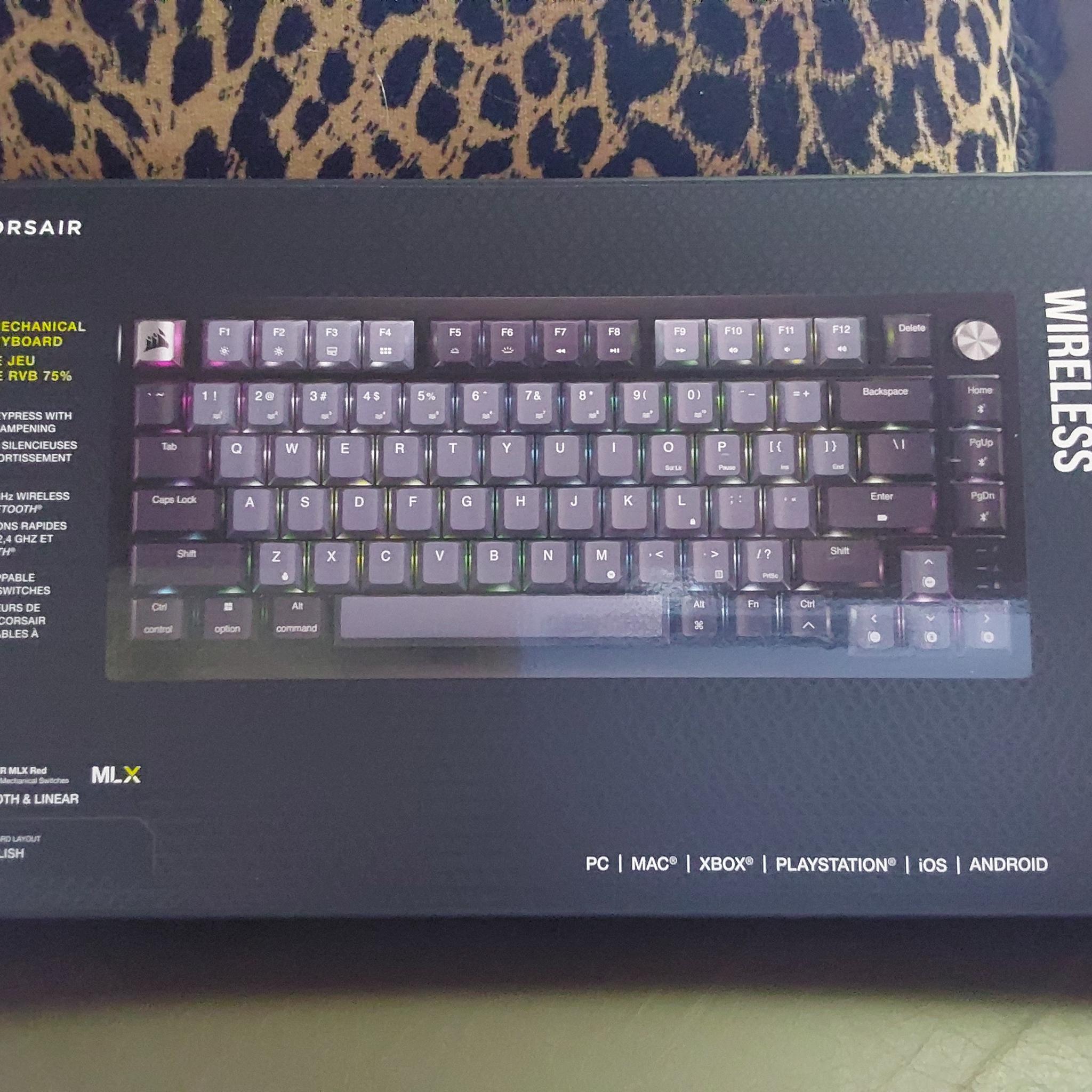 Corsair K65 Wireless Mechanical 75% RGB Gaming Keyboard