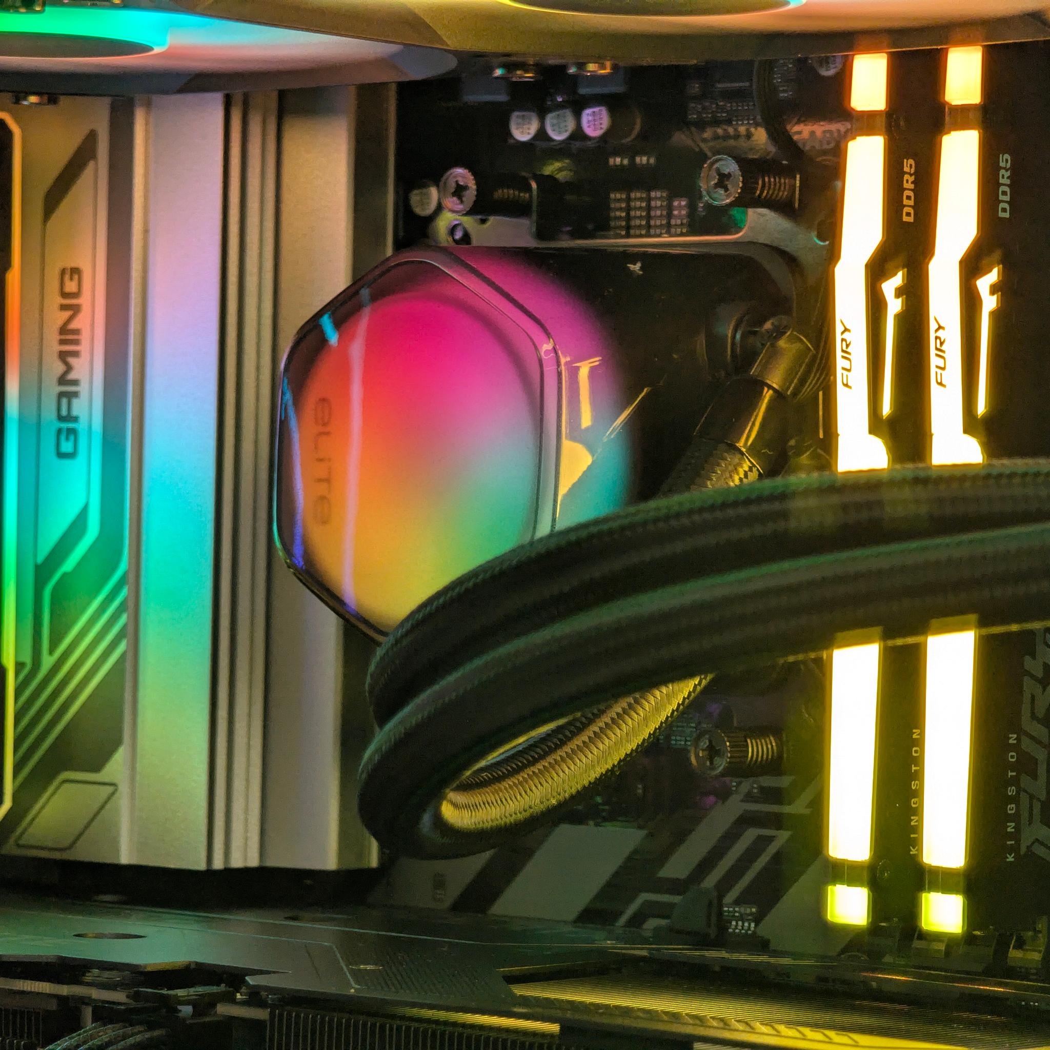 🌈🖤Ryzen 5 7600x | RTX 5060Ti 16GB | 32GB DDR5 | 2TB SSD | Gaming PC🖤🌈
