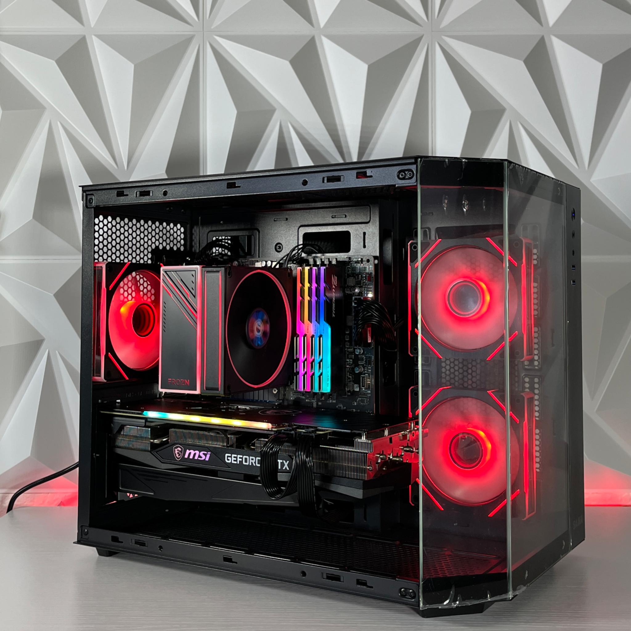 RTX 3070 TRIO, Ryzen 7 5800X, 32GB RAM | Black RGB Gaming Computer