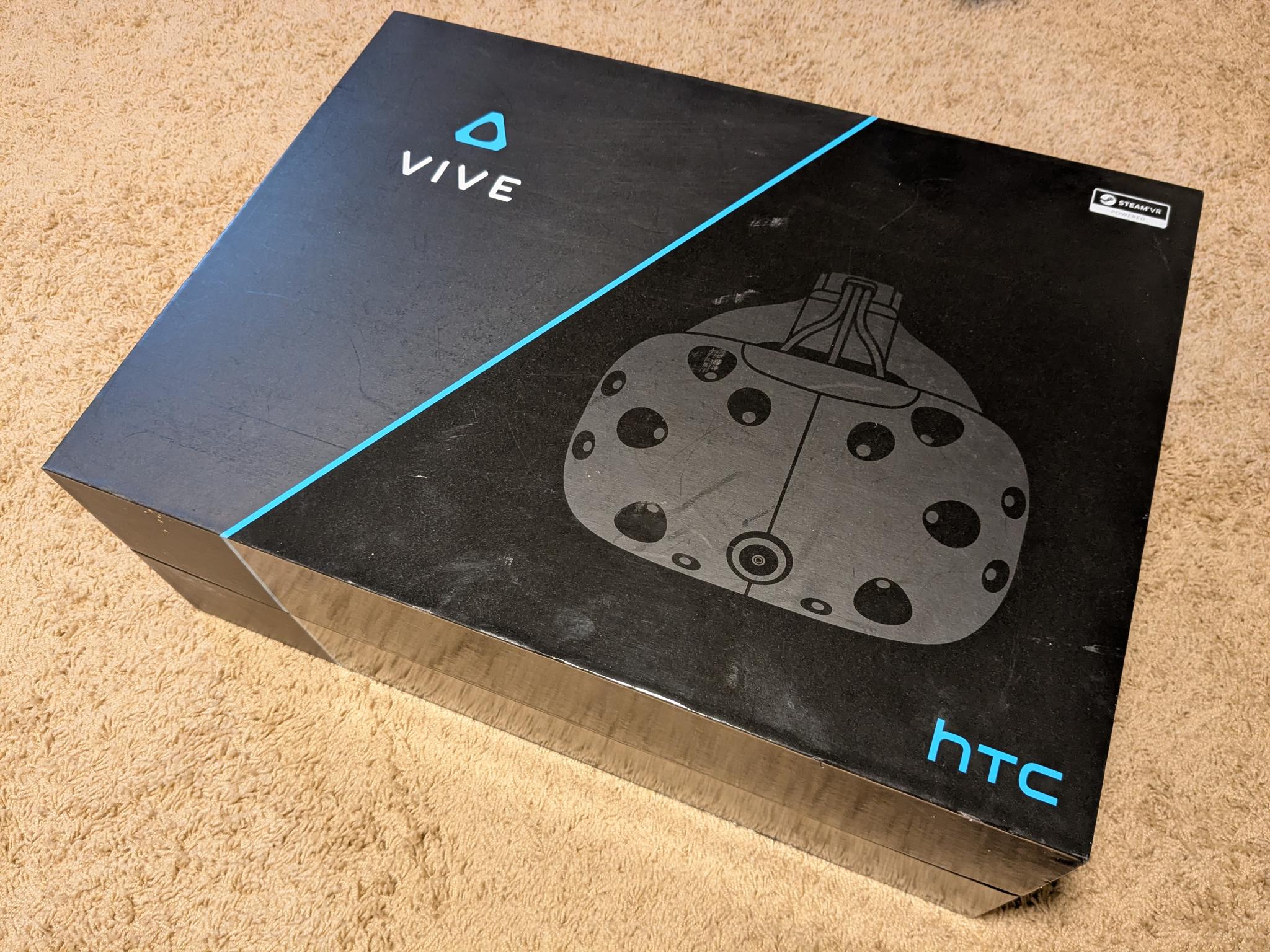 HTC Vive Full Kit - HMD, Original Box, and all parts