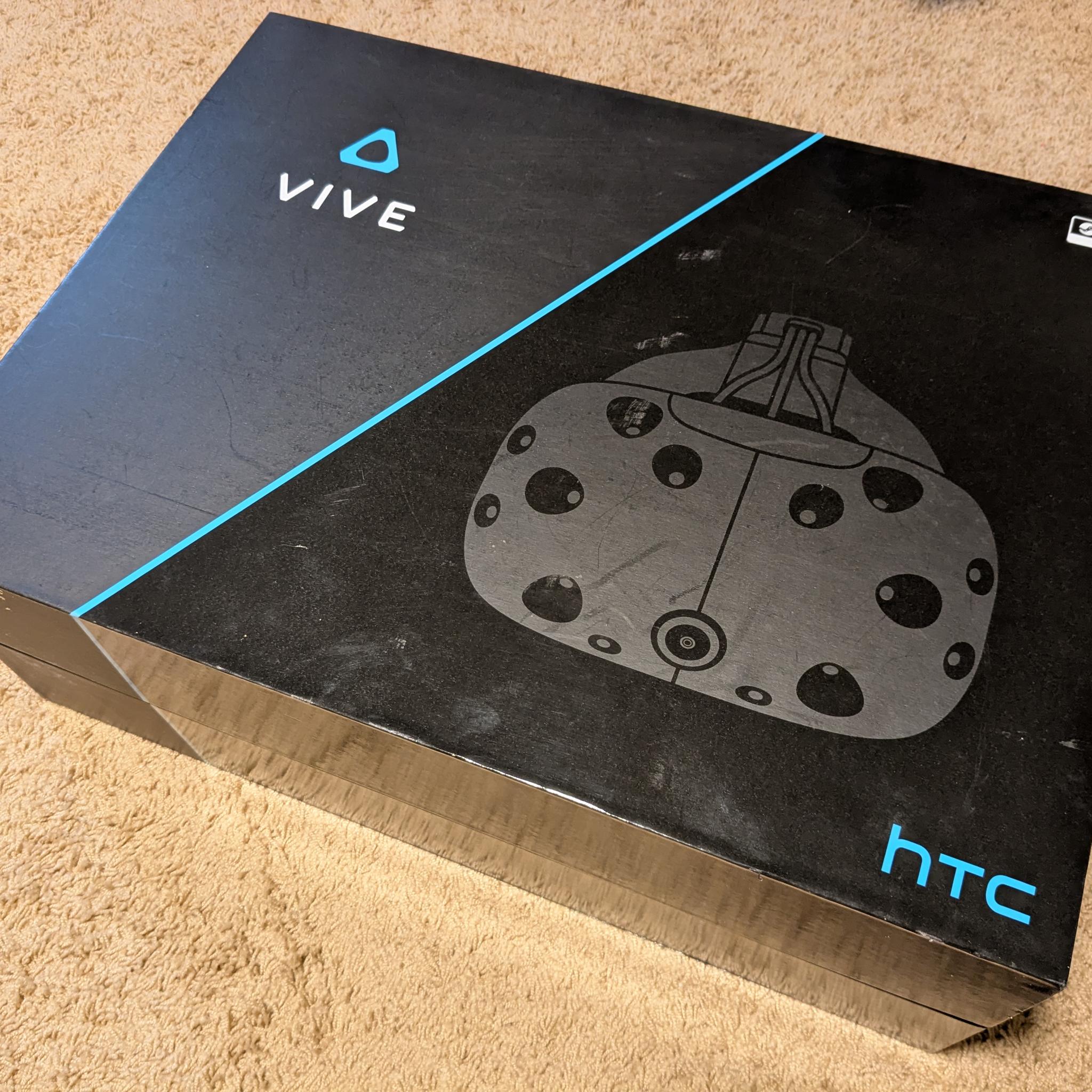 HTC Vive Full Kit - HMD, Original Box, and all parts