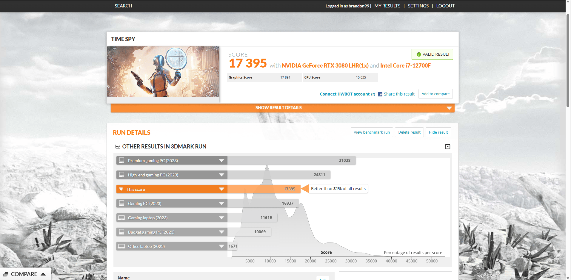 1440p Gaming PC i7 12700f RTX 3080 32gb ram