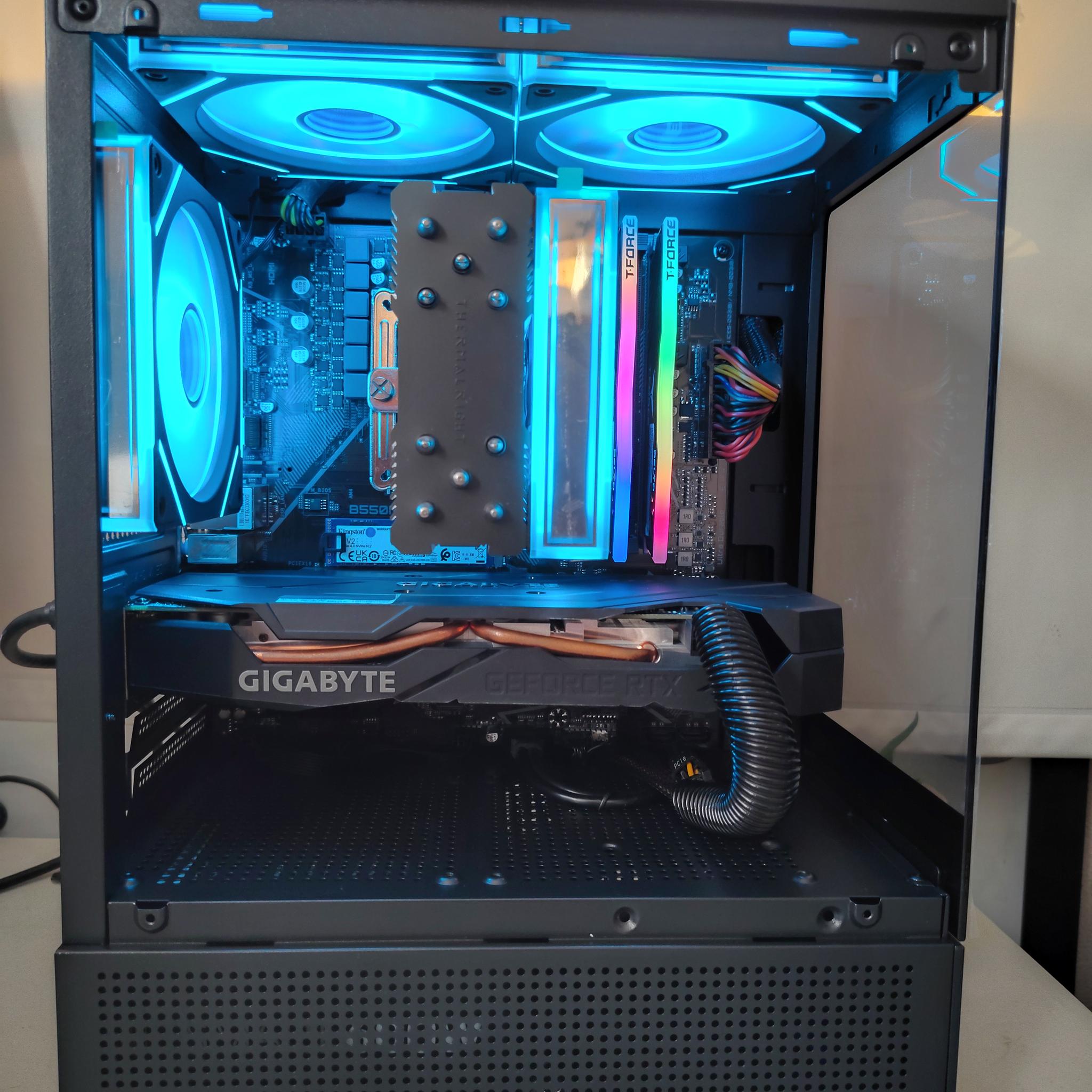 RTX 2070 8GB | Ryzen 5500 | 16G RAM | 1TB NVME | Practically New Custom Mini ATX PC