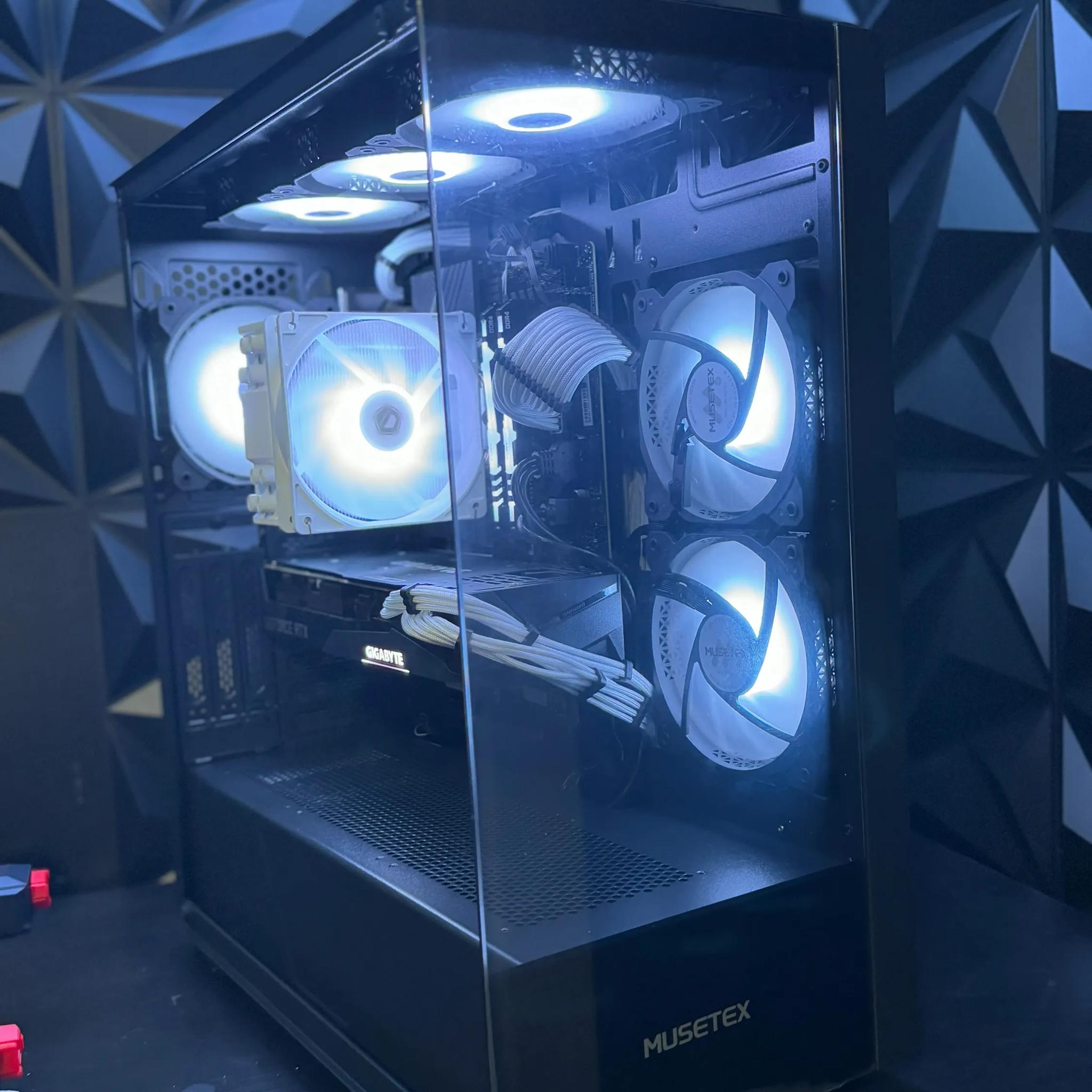 ☯︎☾𖤓The Yin Yang Build ☯︎☾𖤓| I5 12th Gen| RTX 3070| 16 GB DDR4 RGB| 1.75 TB M.2 Tusker Build 1270