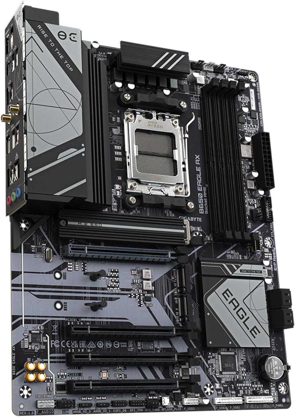 Gigabyte B650 EAGLE AX AMD B650 AM5 ATX Desktop Motherboard