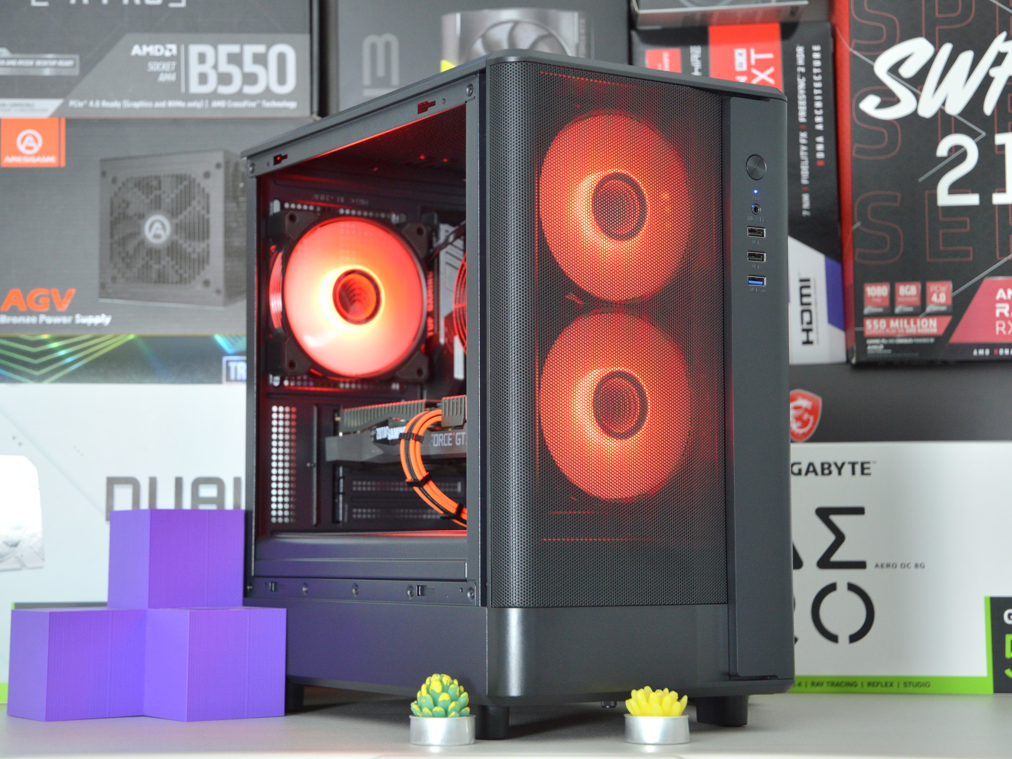 🍊⚫ | GTX 1660 Ti 6GB | INTEL i5-8600K | 16GB DDR4 RAM | 512GB SATA SSD | Citrus Noir |