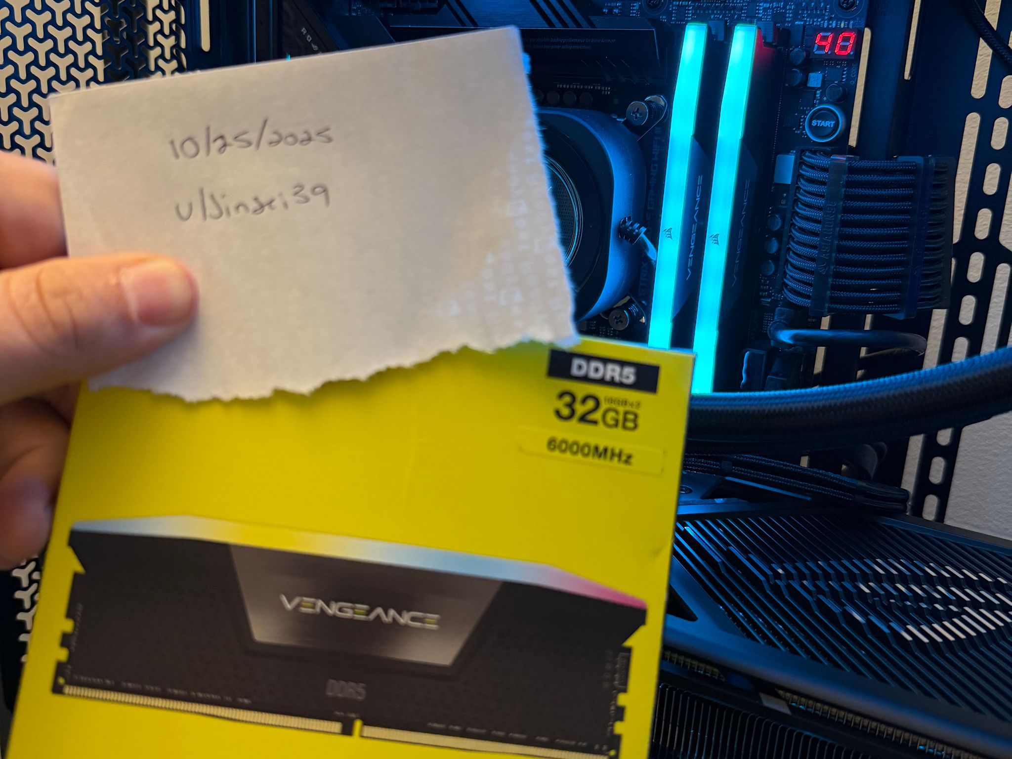 Corsair Vengeance DDR5 2 X 16GB 6000mhz CL28