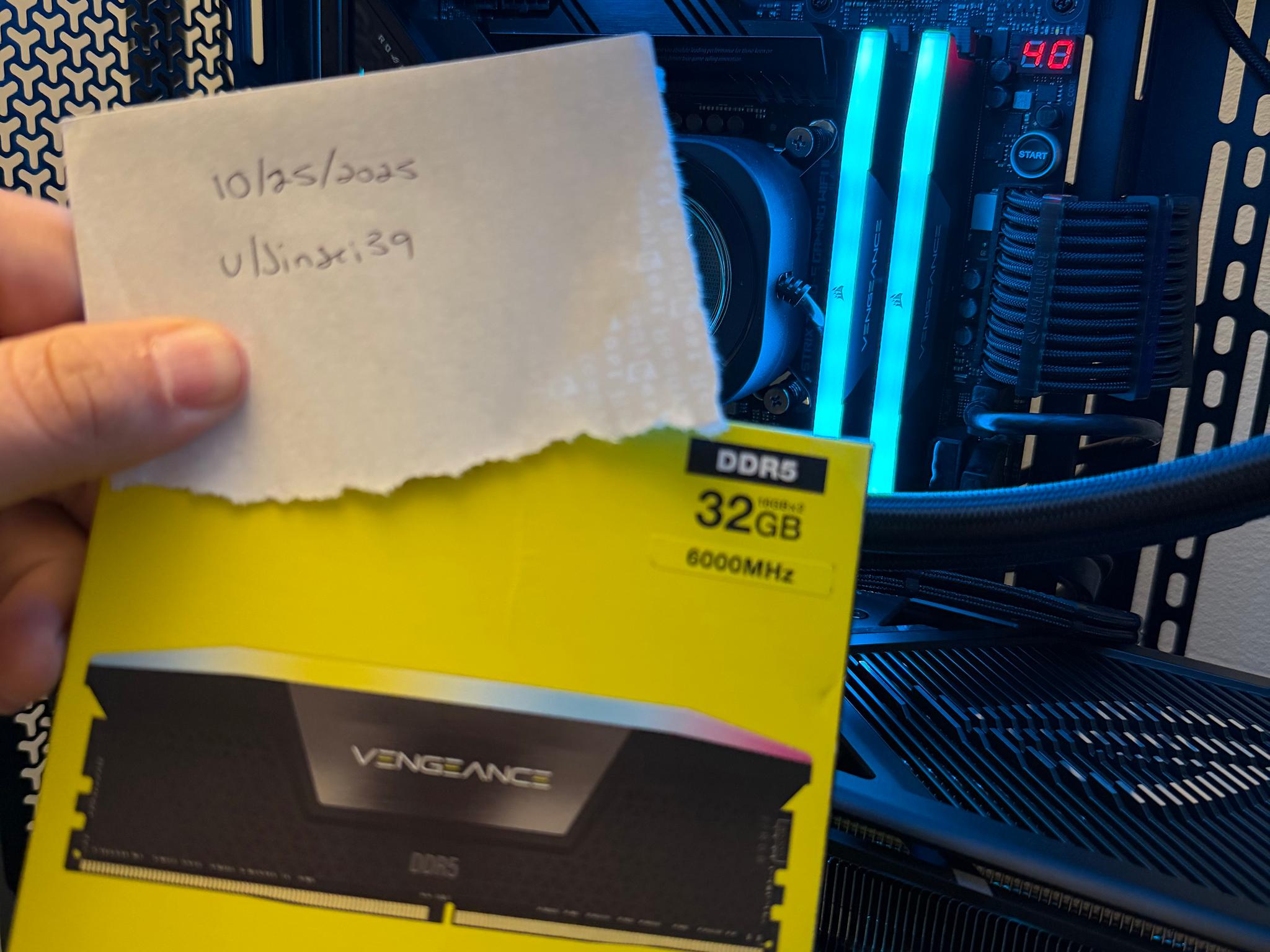 Corsair Vengeance DDR5 2 X 16GB 6000mhz CL28