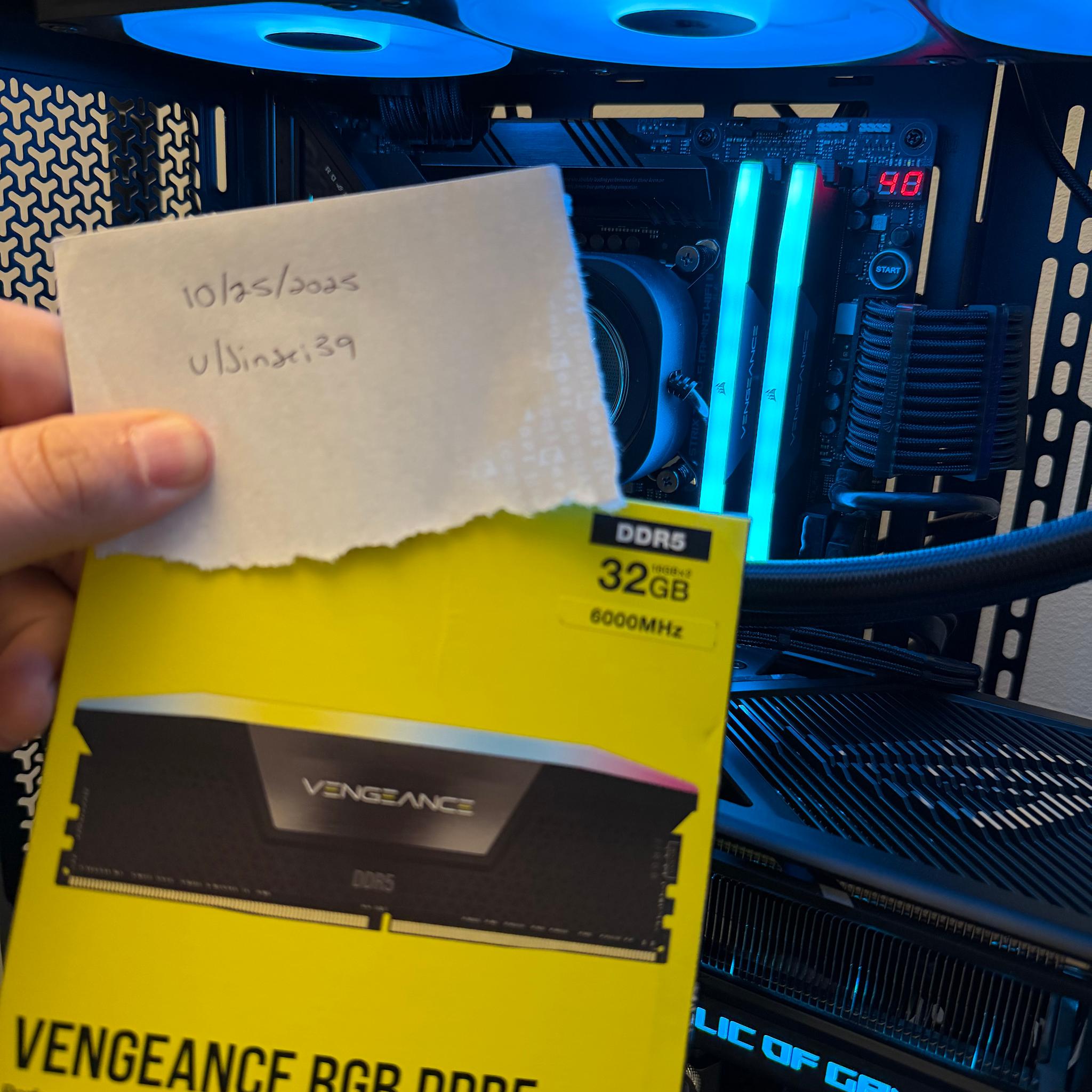 Corsair Vengeance DDR5 2 X 16GB 6000mhz CL28