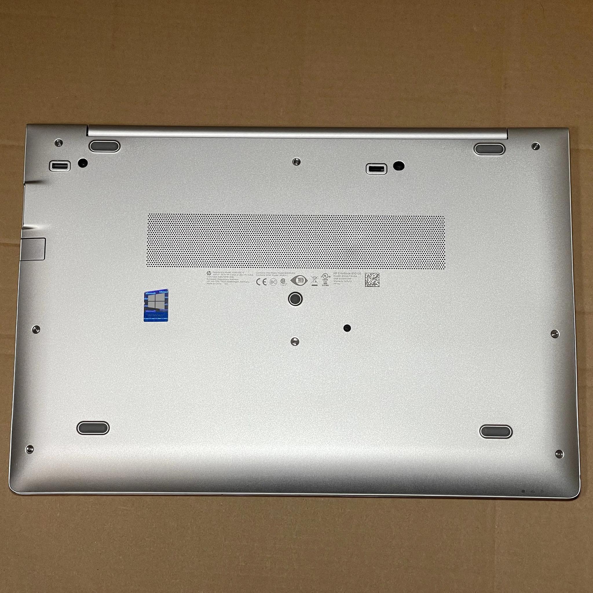 HP EliteBook 850 G5, Used, 15", i7-8250U, 16GB, 256GB