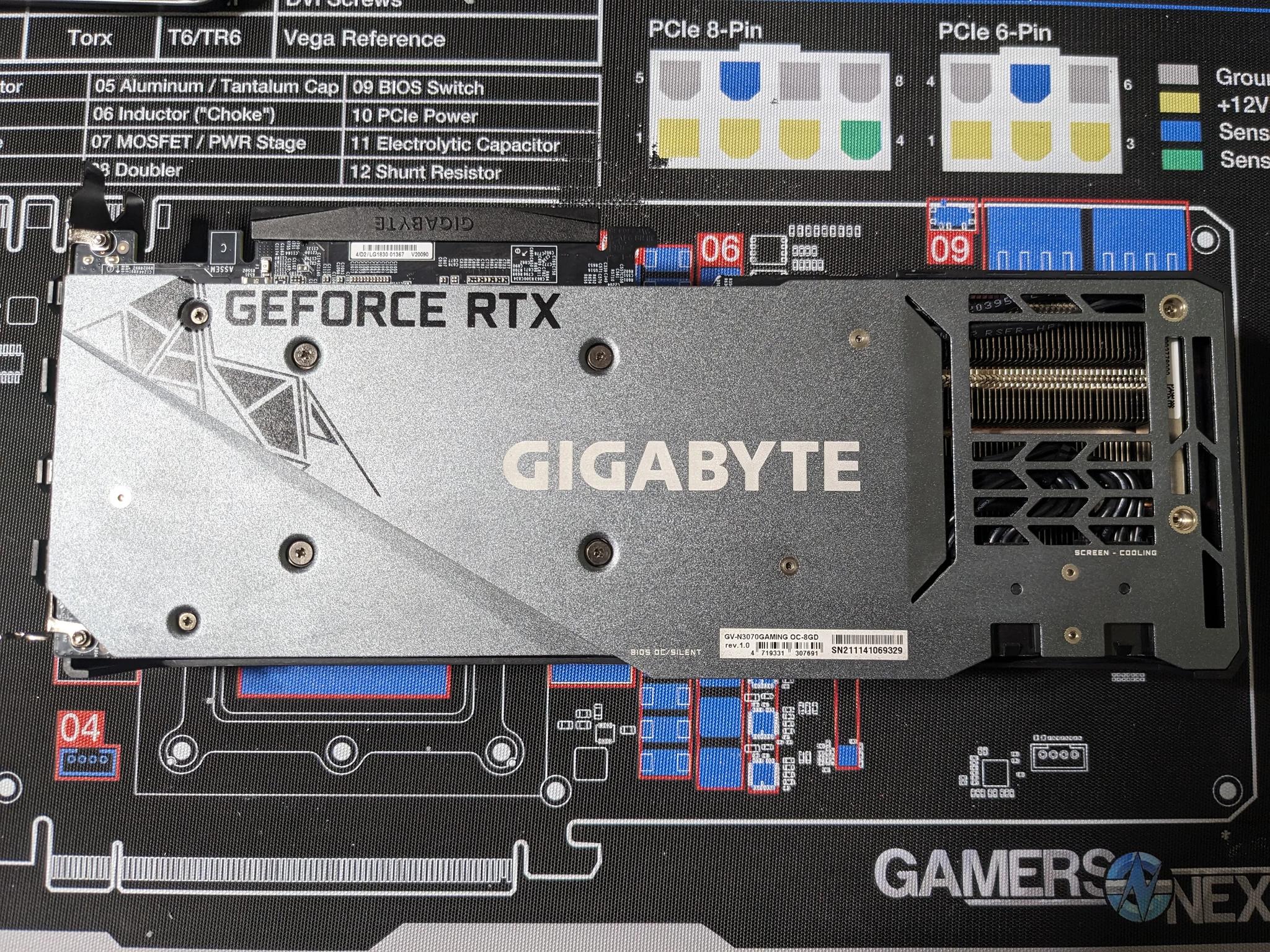 GIGABYTE GeForce RTX 3070 GAMING OC 8G (rev. 1.0)