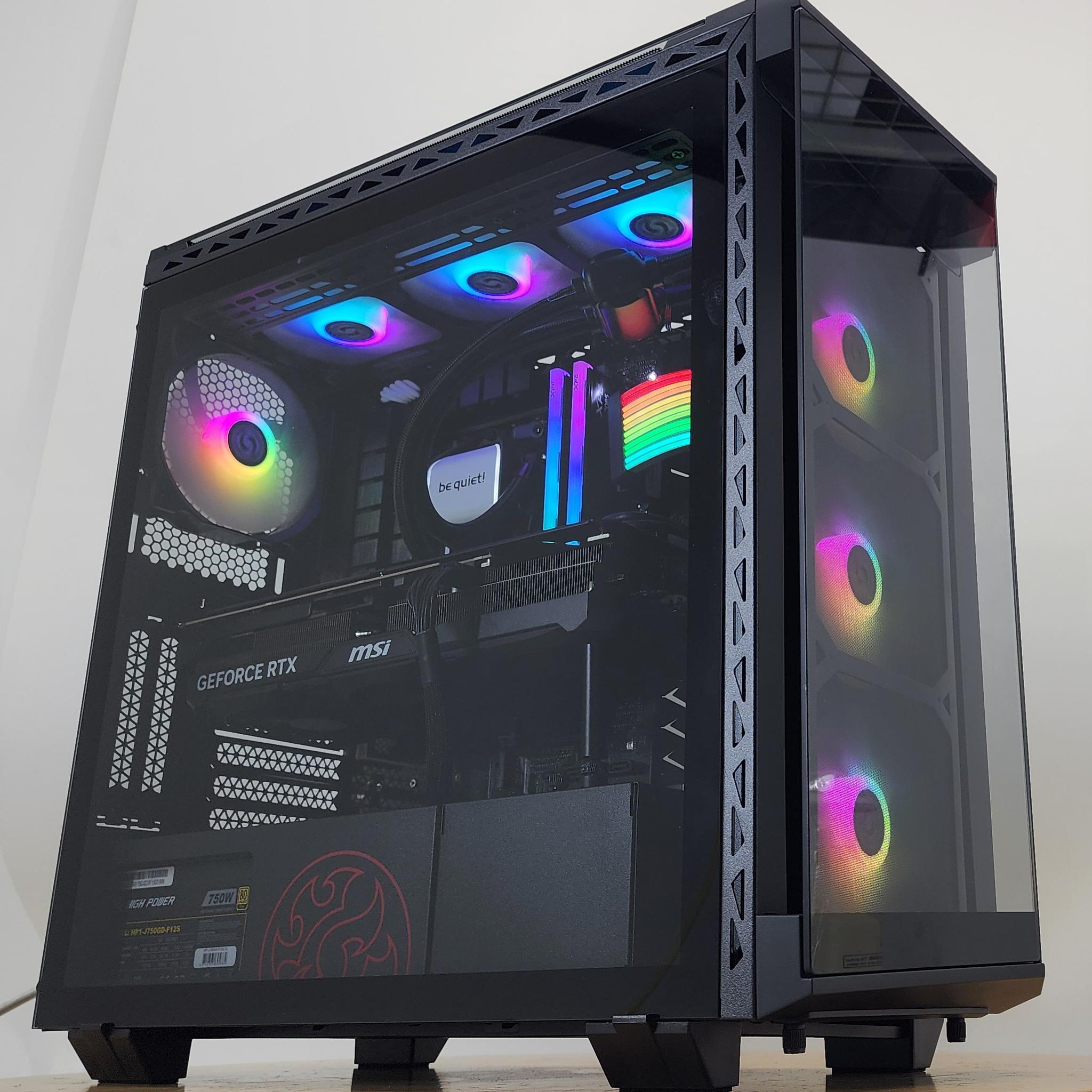 Gaming PC Ryzen 7 7700X 32GB RAM 1TB SSD RTX 4070 Ti SUPER 16GB Win11 Computer