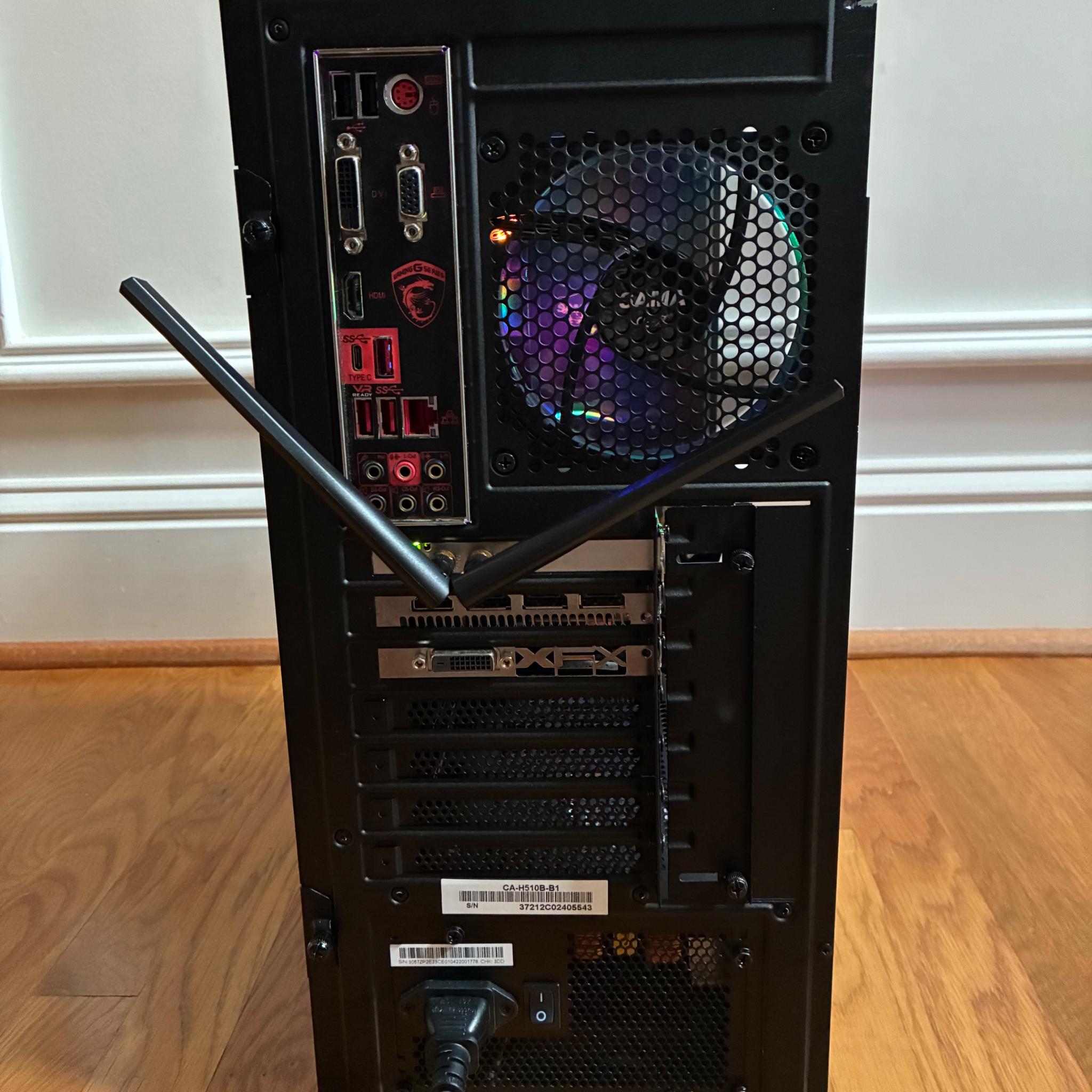 R5 2600 RX 570 8GB CUSTOM GAMING PC 16GB DDR4 512GB NVME SSD WIFI WINDOWS 10/11