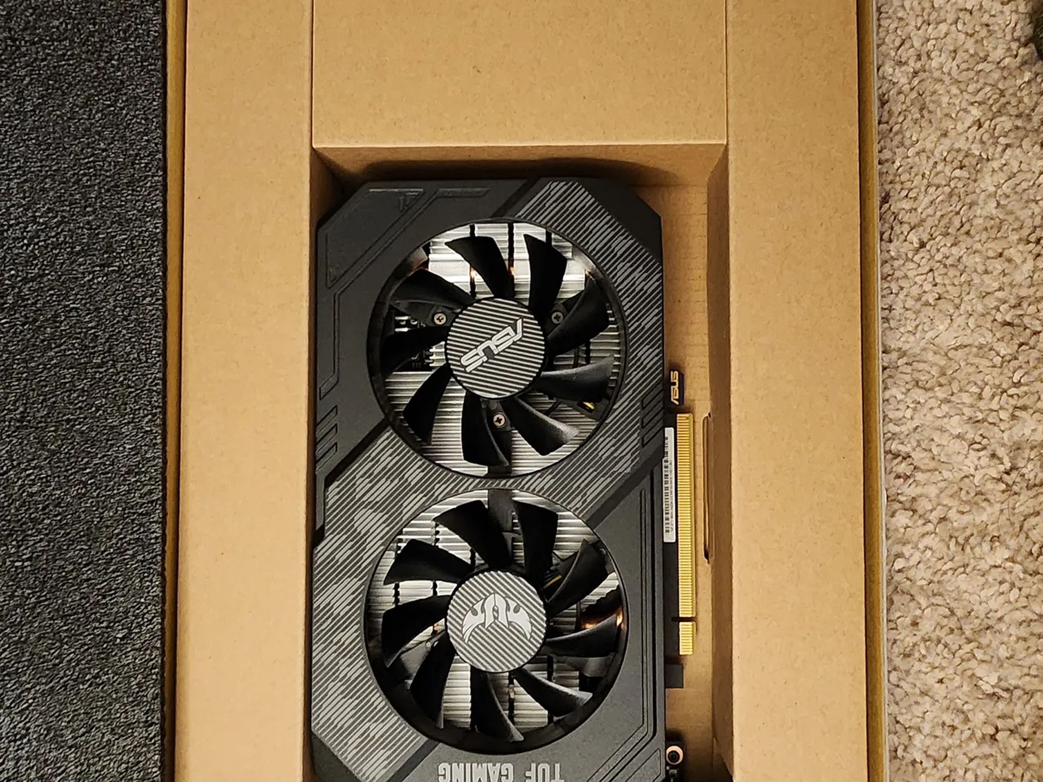 For Sale Used Asus Tuff Nvidia 1660 Super 6 GB