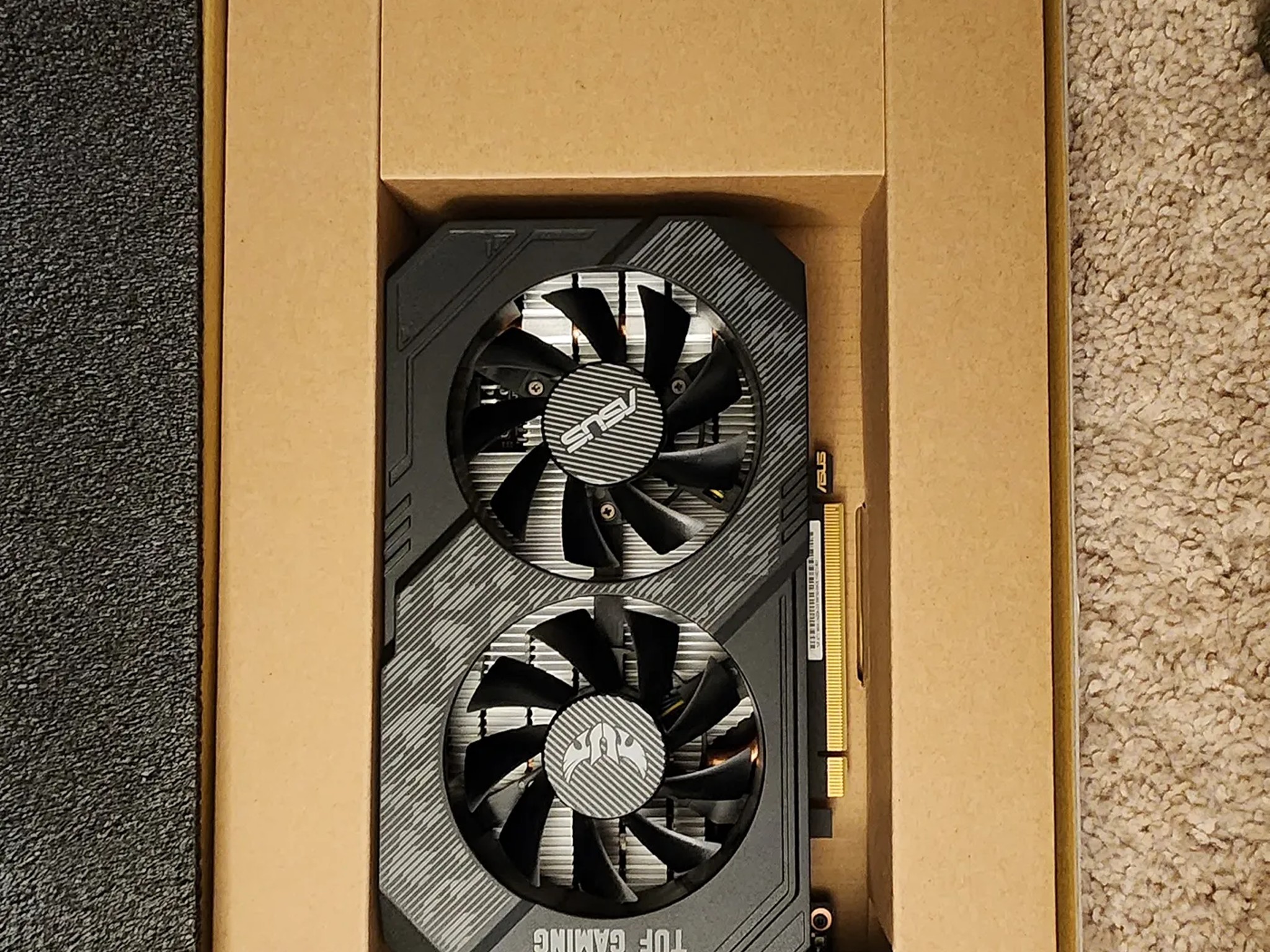 For Sale Used Asus Tuff Nvidia 1660 Super 6 GB