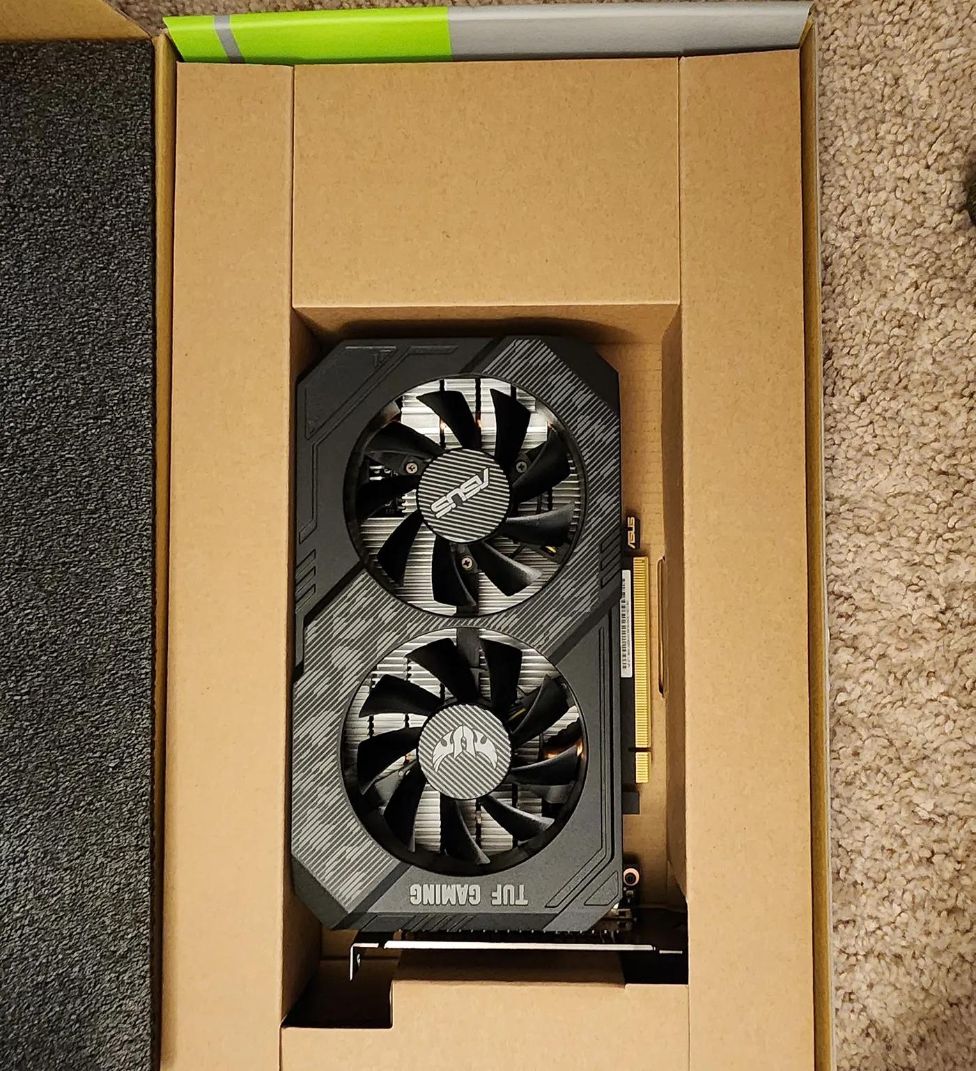 For Sale Used Asus Tuff Nvidia 1660 Super 6 GB