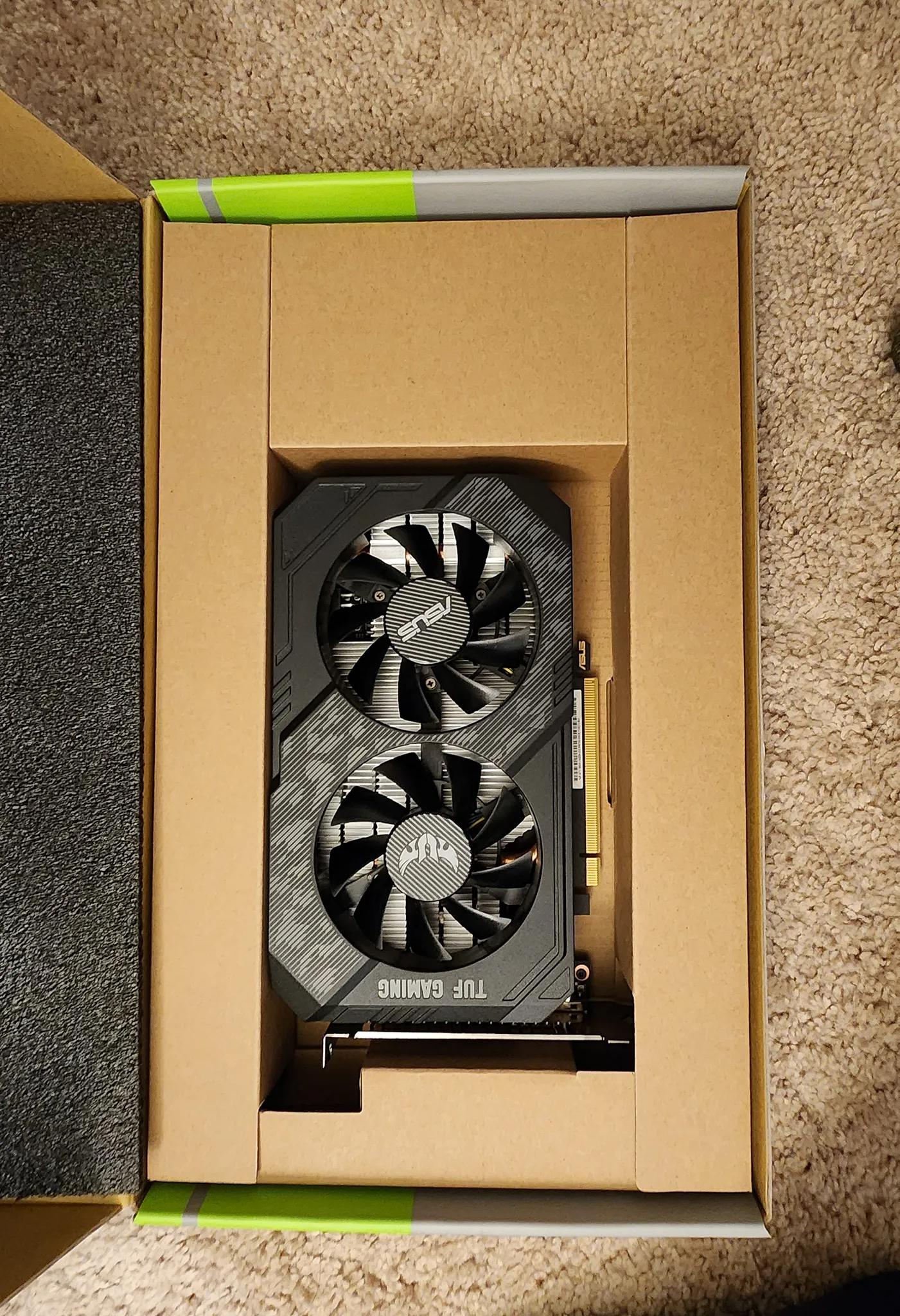 For Sale Used Asus Tuff Nvidia 1660 Super 6 GB