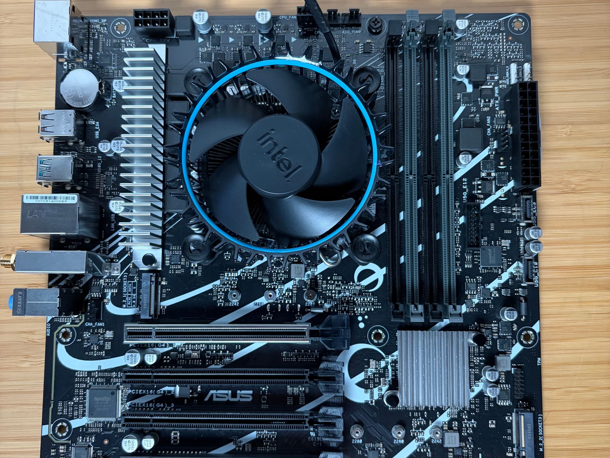 12100F + ASUS PRIME B760M AX6 Motherboard