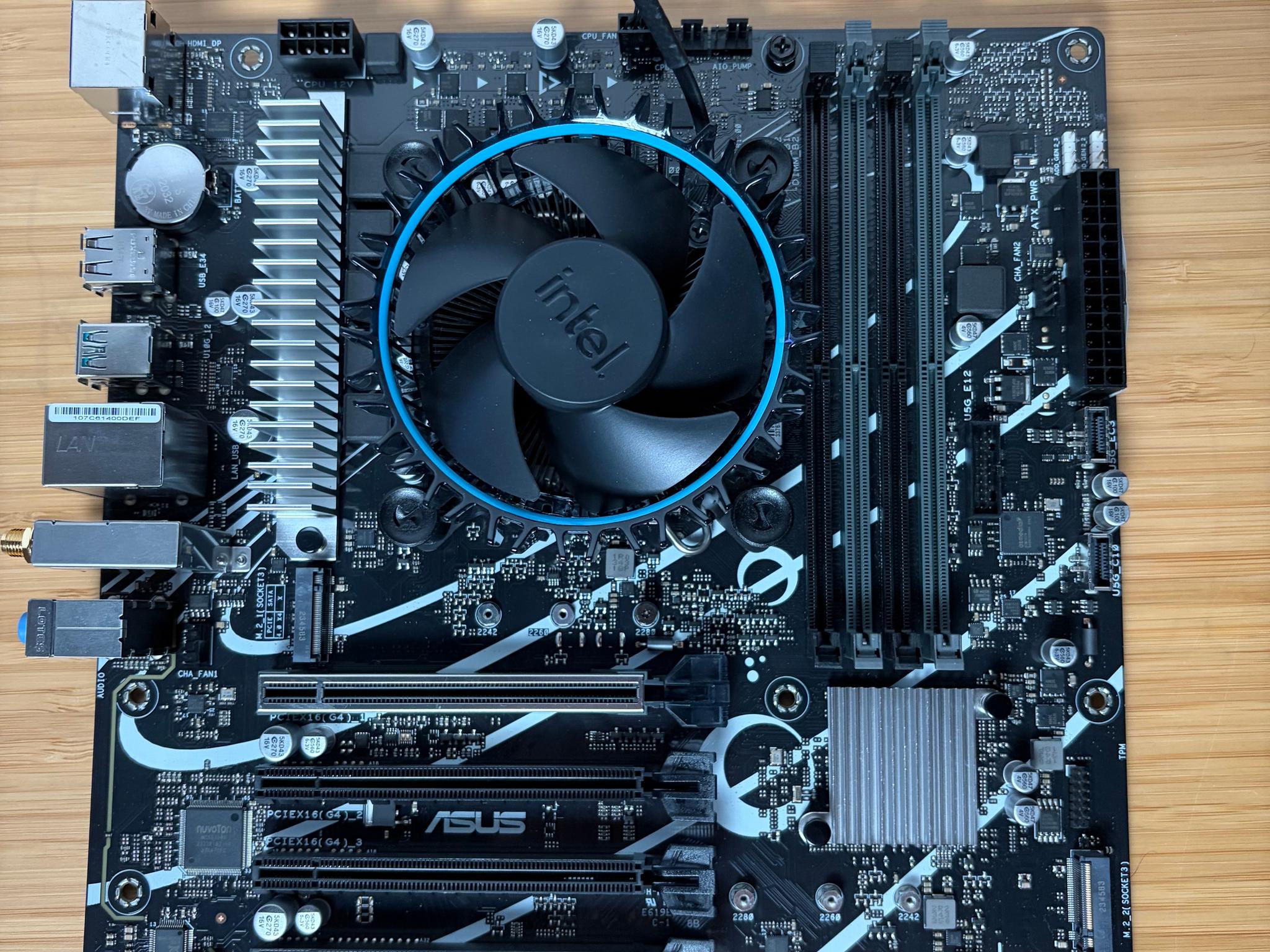 12100F + ASUS PRIME B760M AX6 Motherboard