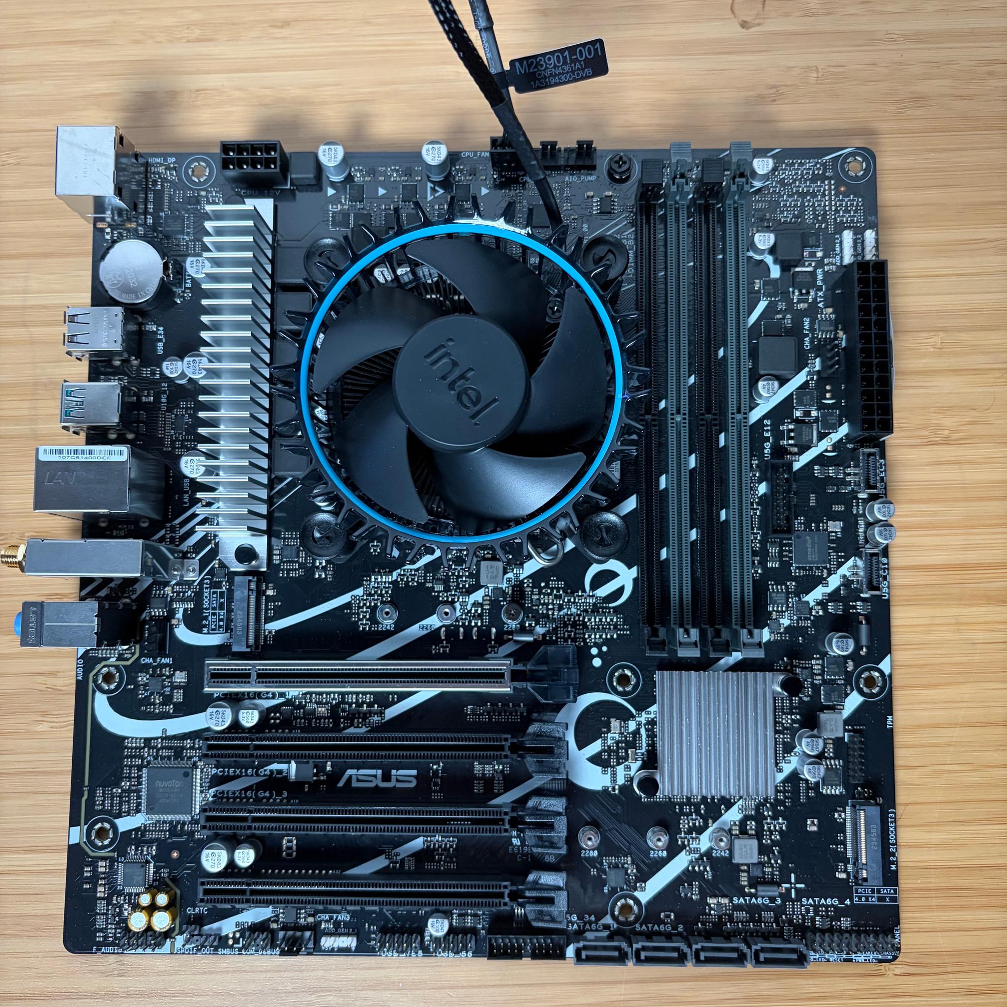 12100F + ASUS PRIME B760M AX6 Motherboard