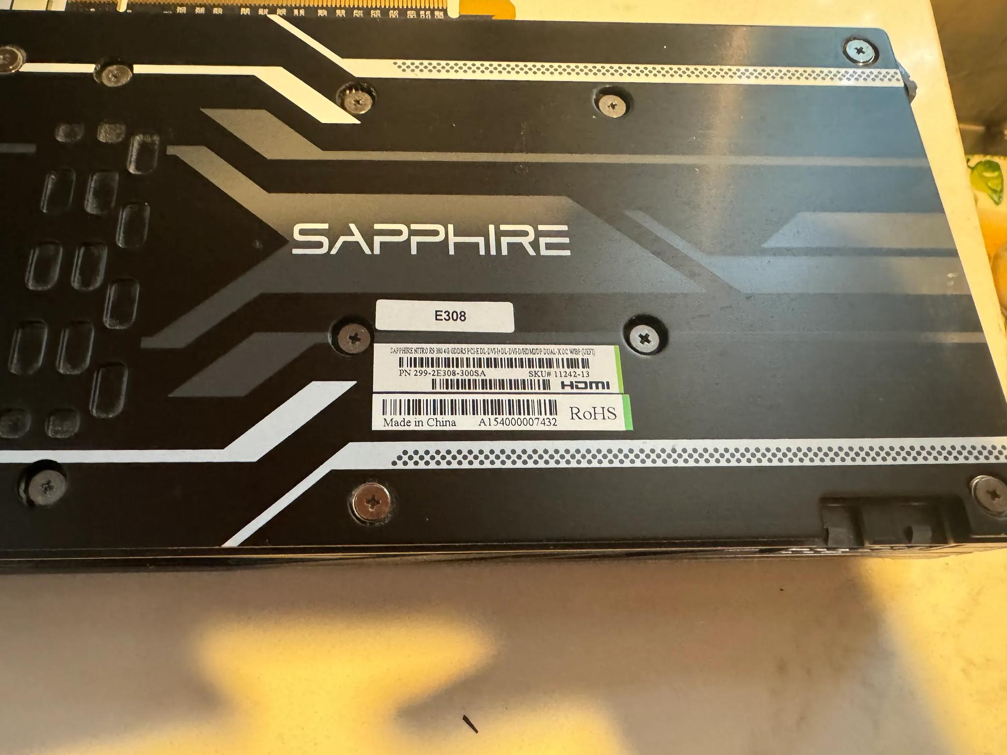 Sapphire Nitro R9 380 4GB DUAL-X OC