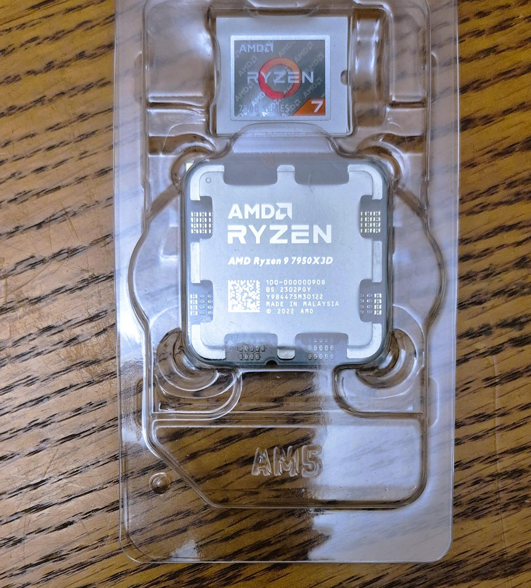 Pre-Owned AMD Ryzen 9 7950X3D Processor (5.7 GHz, 16 Cores, Socket AM5)