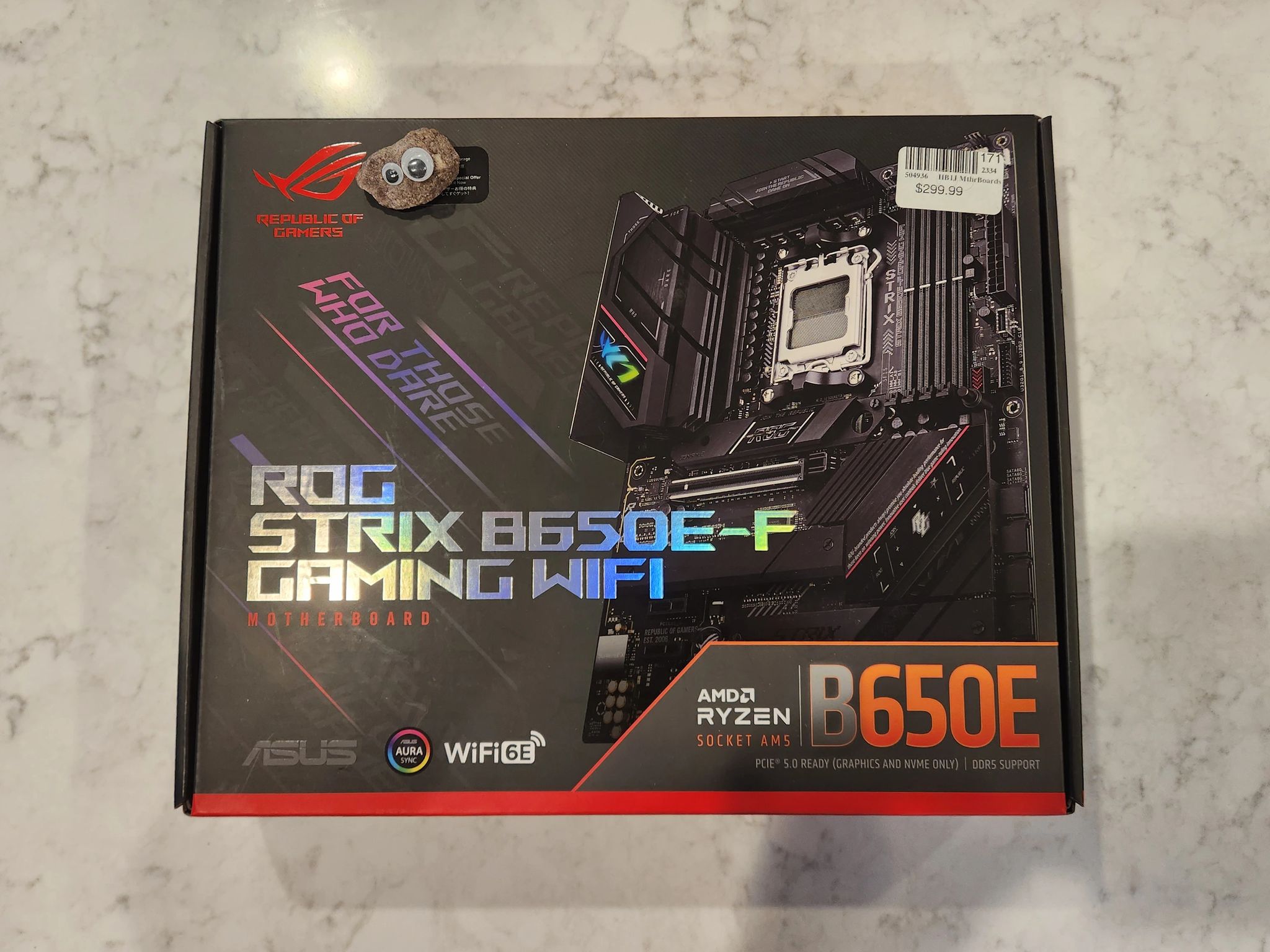 ASUS ROG Strix B650E-F Gaming WiFi - ATX AM5 Motherboard - BNIB