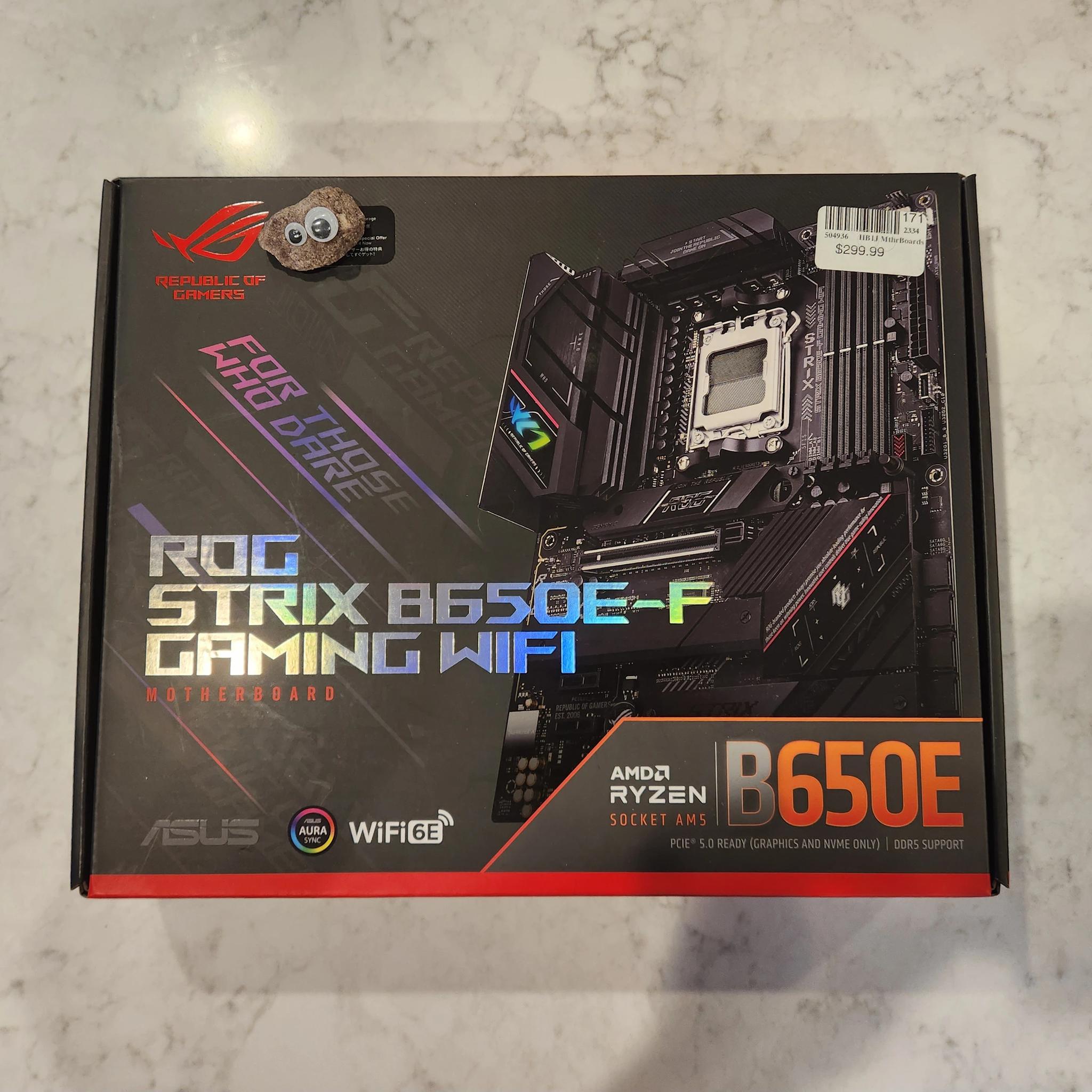 ASUS ROG Strix B650E-F Gaming WiFi - ATX AM5 Motherboard - BNIB