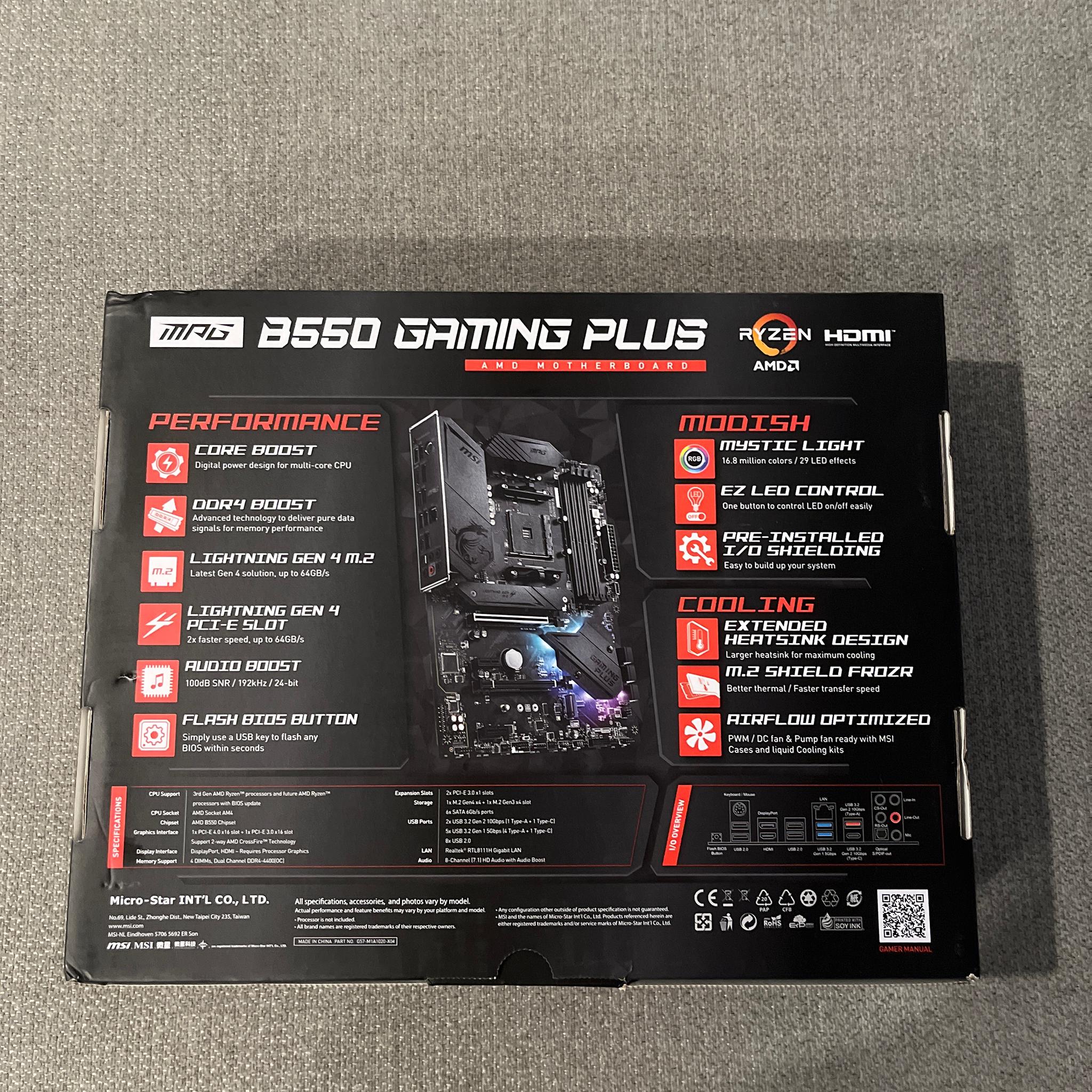 Msi b550 gaming plus 
