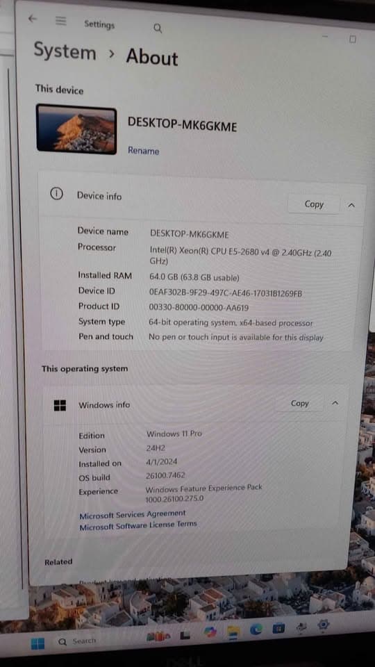 Custom RTX 3050 8GB, Xeon 2680v4, 64GB DDR4, 2TB NVME