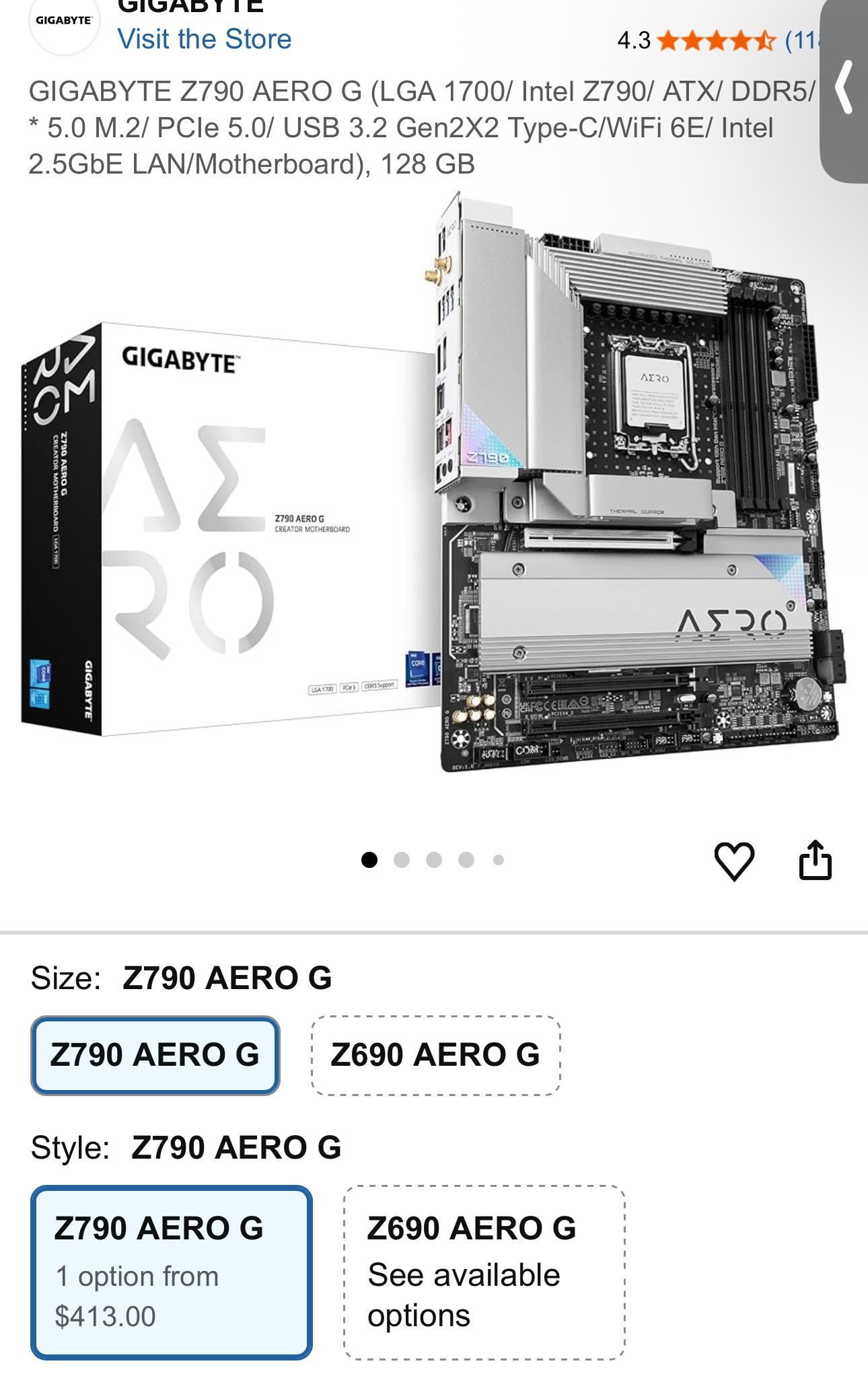 Gigabyte Z790 AERO G