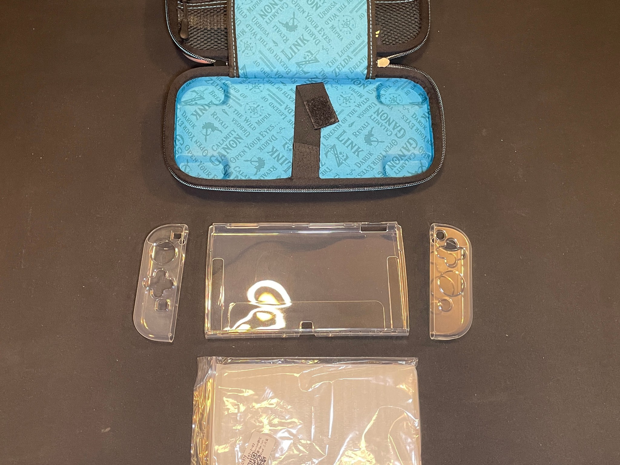 Nintendo Switch OLED Case With Carrying Case And Tempered Glass Screen Protector