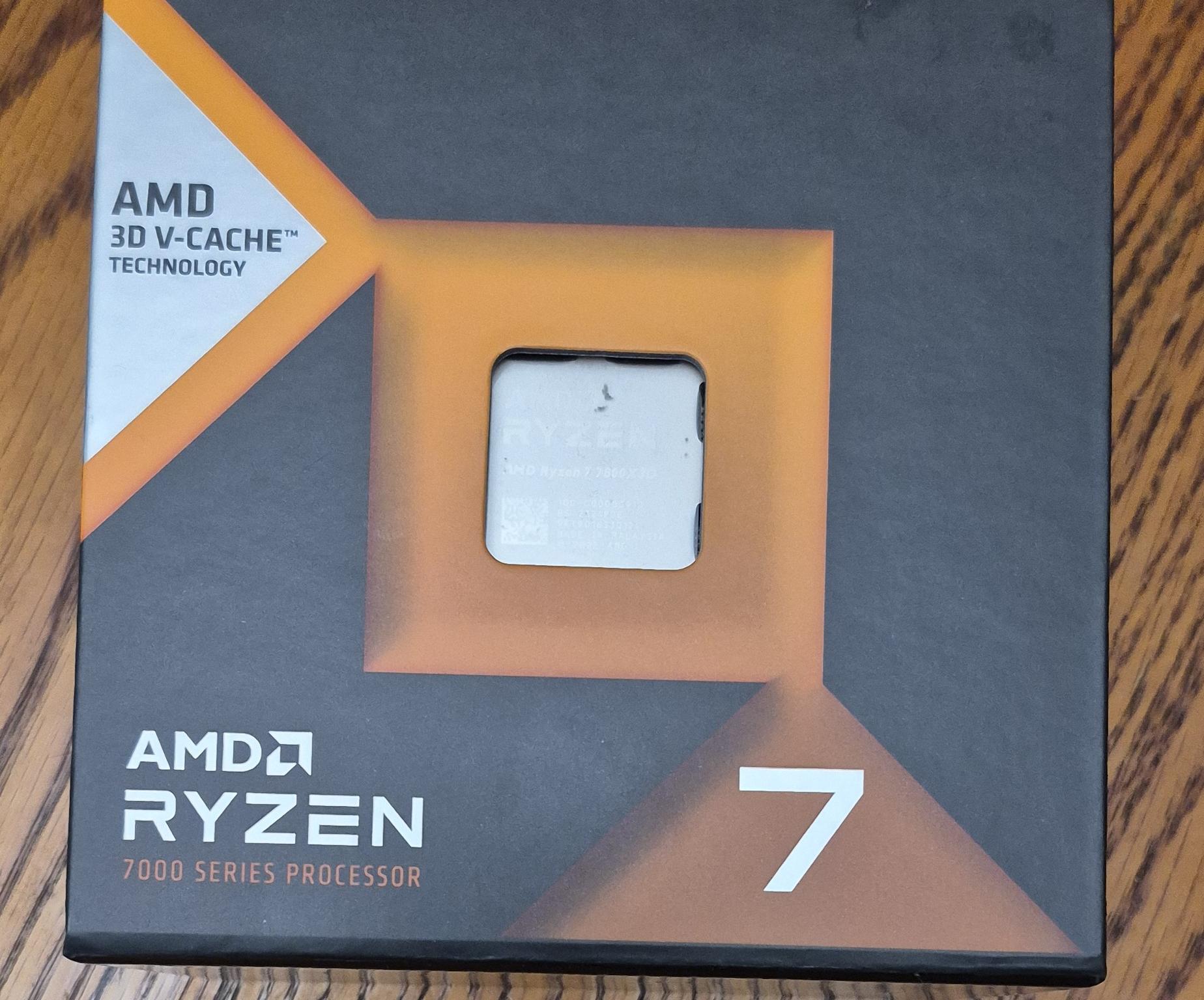 AMD Ryzen 7 7800X3D 8-Cores 4.2GHz Socket AM5 Gaming CPU Processor
