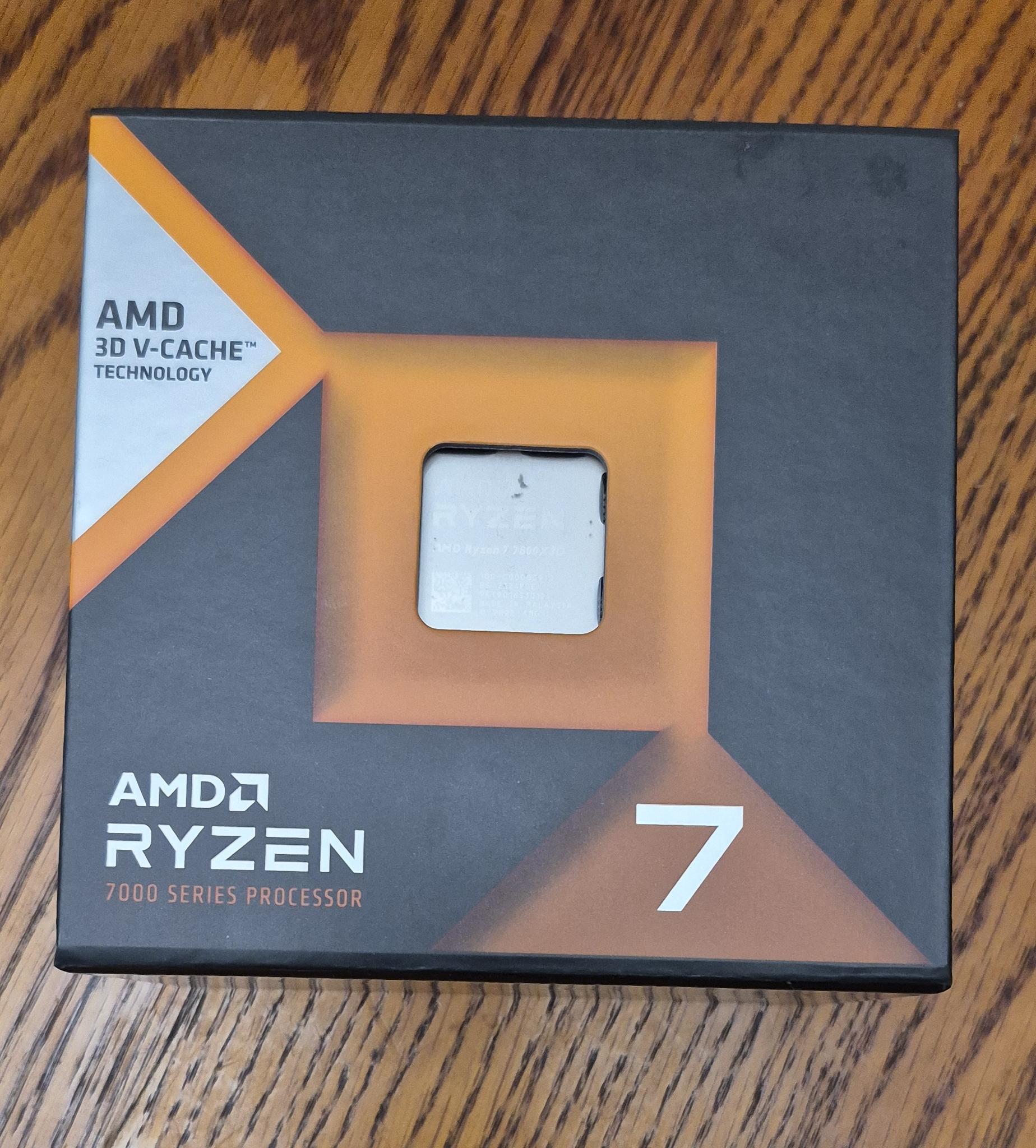 AMD Ryzen 7 7800X3D 8-Cores 4.2GHz Socket AM5 Gaming CPU Processor