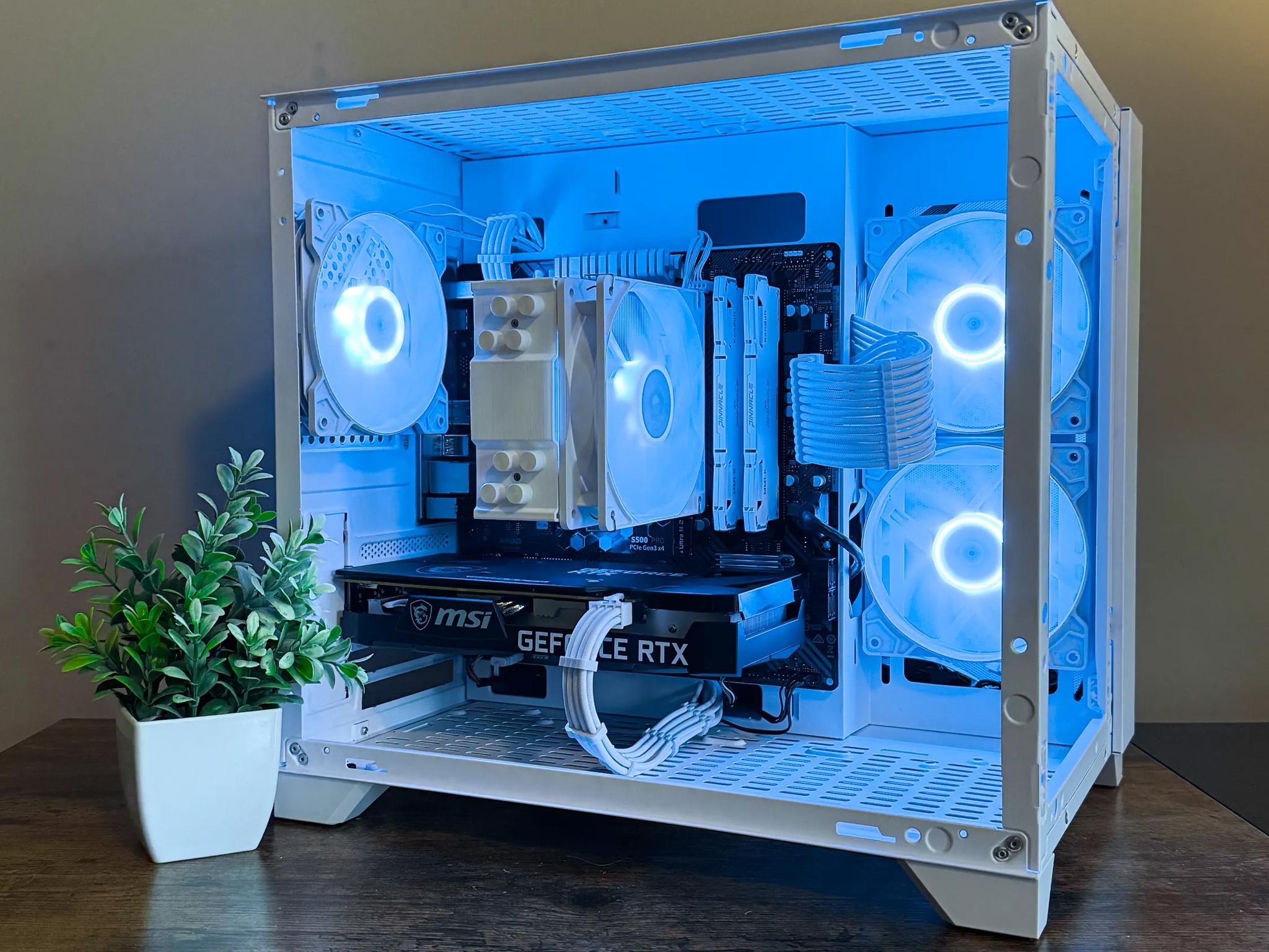 🎮 Balanced Gamer ⚖️ | RTX 3060 | Ryzen 5 5600 | 16GB RAM | 512GB SSD |⚪ High Performance Gaming PC⚪