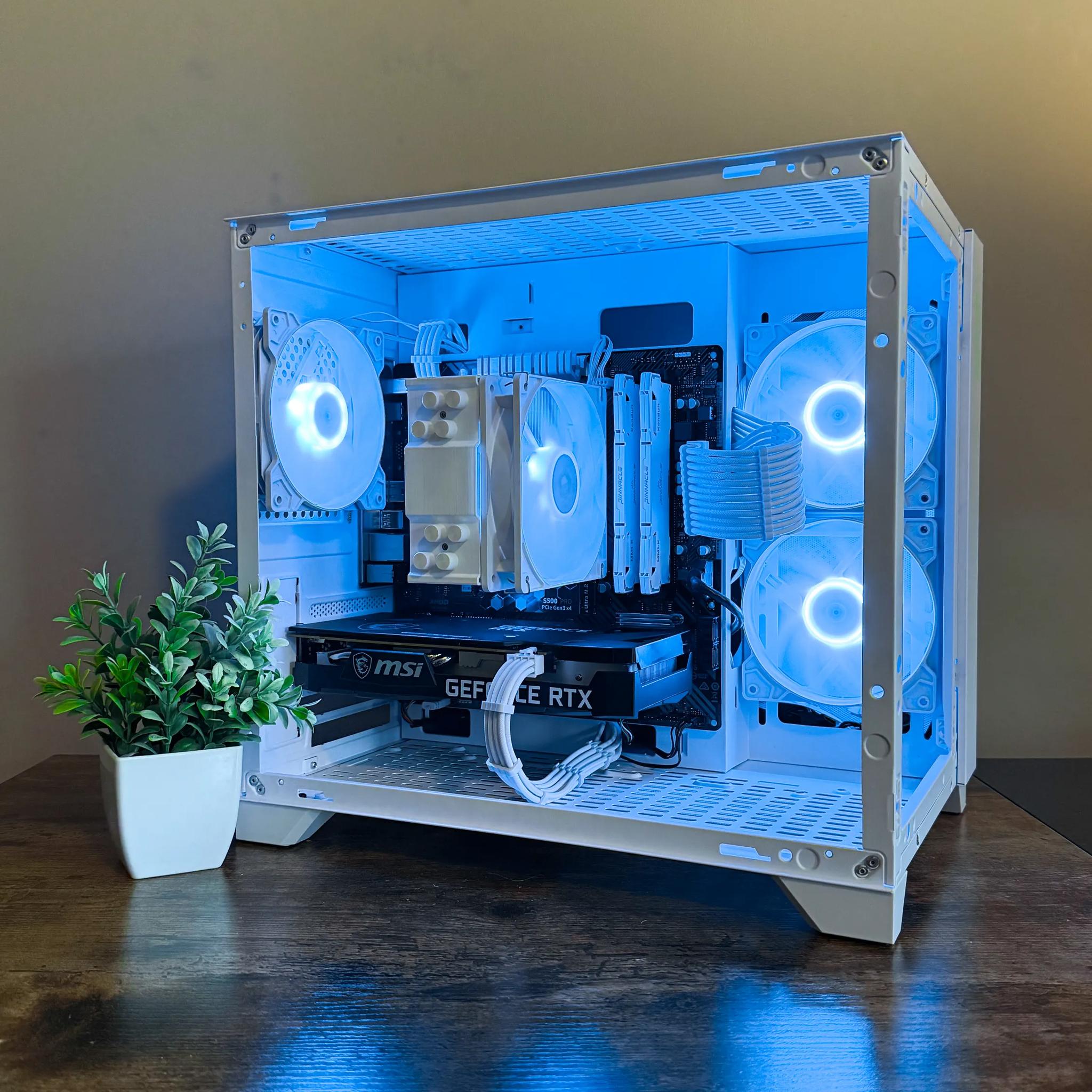 🎮 Balanced Gamer ⚖️ | RTX 3060 | Ryzen 5 5600 | 16GB RAM | 512GB SSD |⚪ High Performance Gaming PC⚪