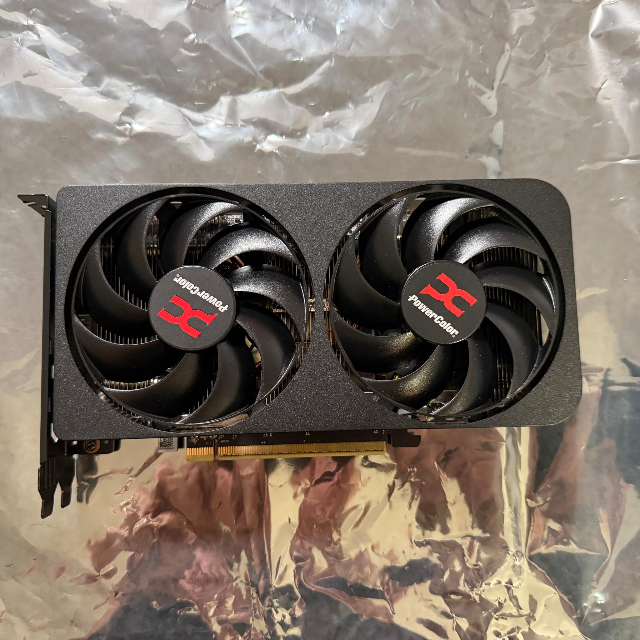 PowerColor AMD Radeon RX 9060 XT Reaper Dual Fan 16GB GDDR6 PCIe 5.0 Graphics Card