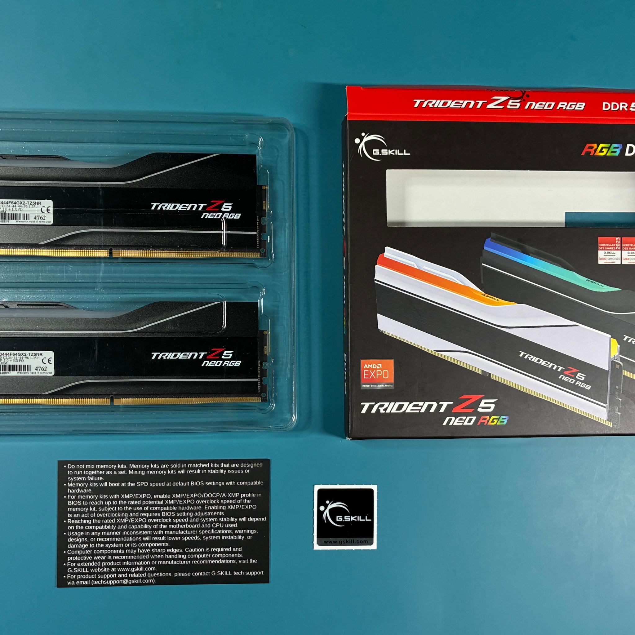 G.SKILL Trident Z5 Neo RGB Series DDR5 128GB kit (Memory)