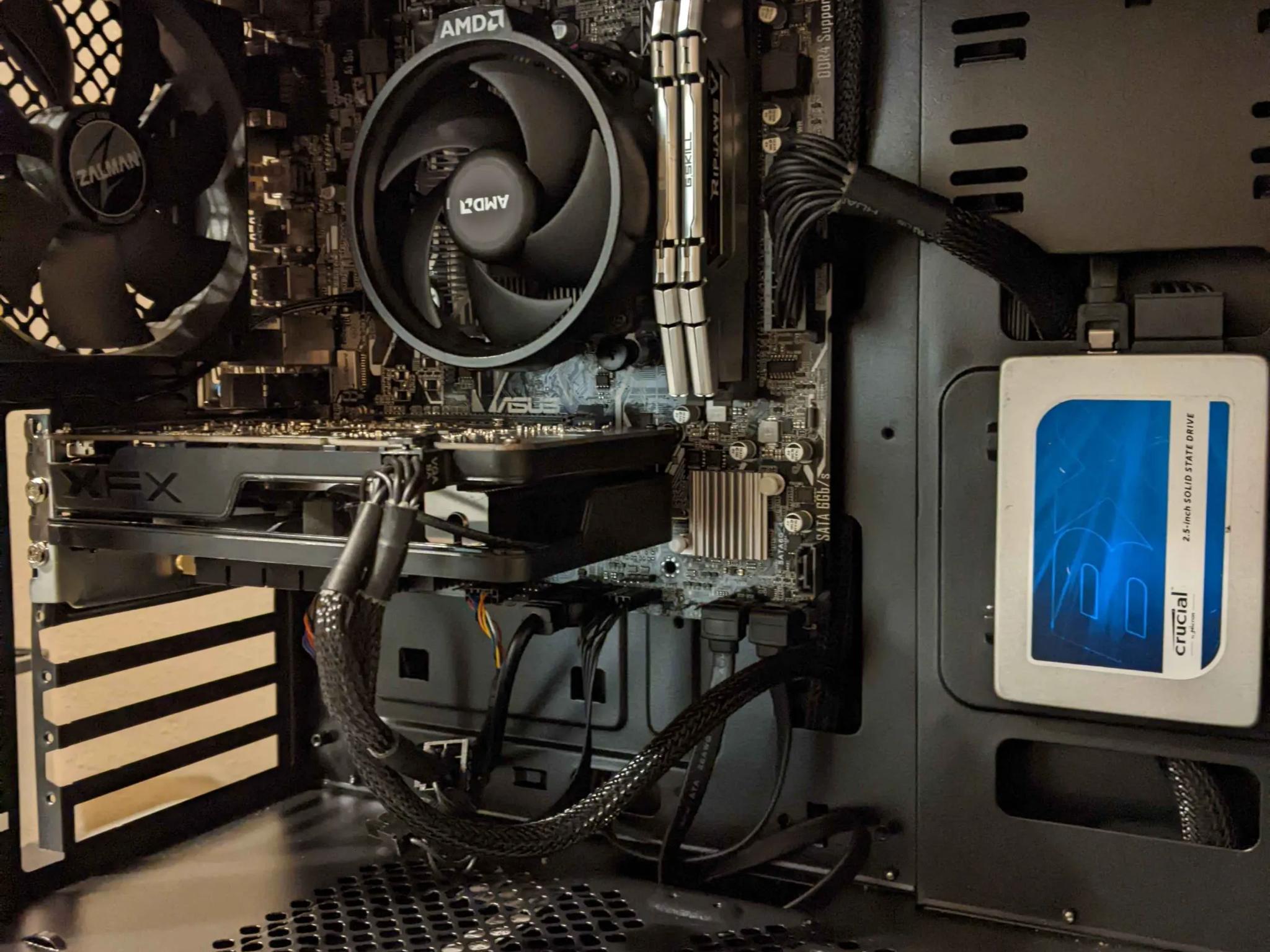 Basic + Budget E-Sports Computer | R5 1600, 16GB RAM, R7 360, 120GB + 500GB