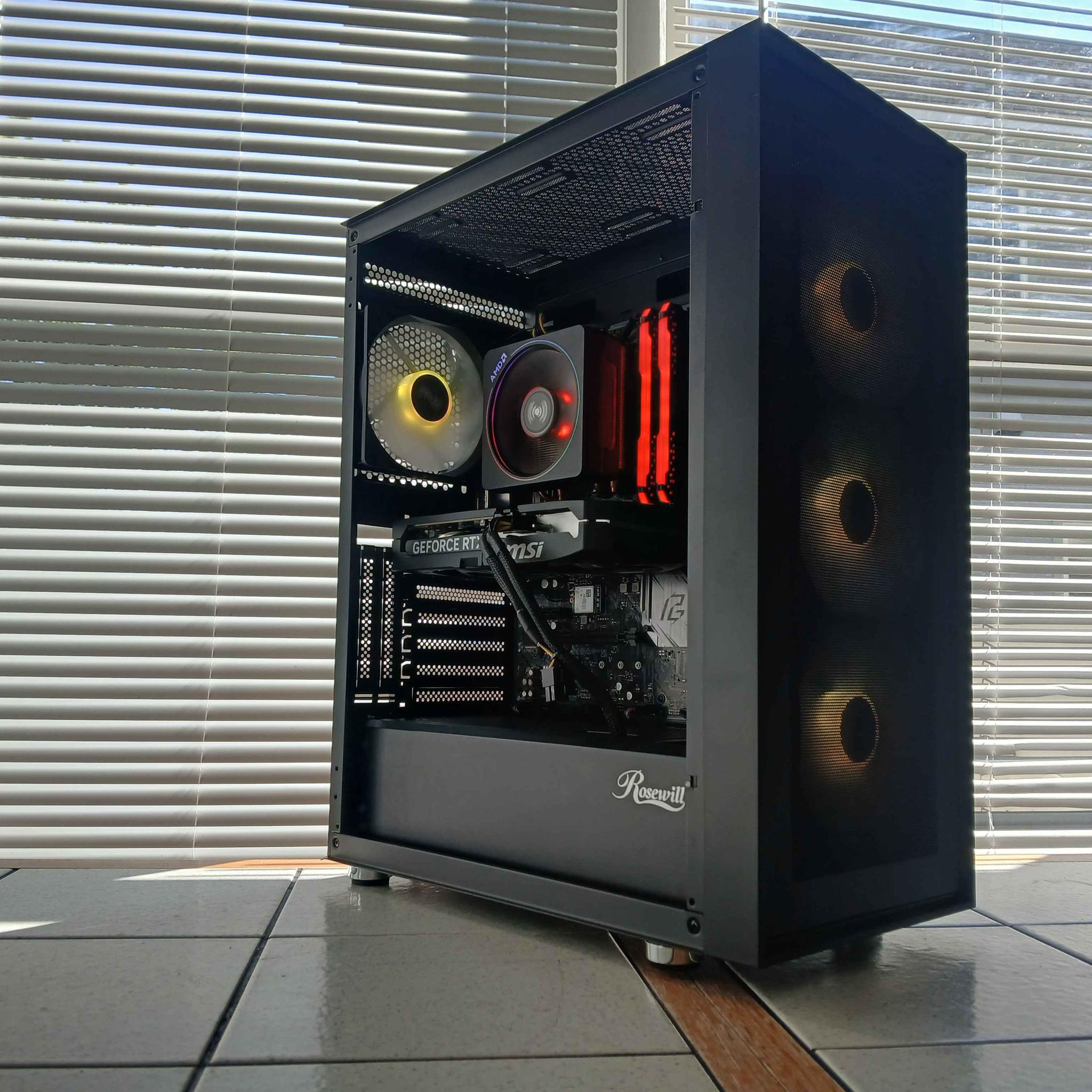 RTX 5060ti 8gb | 32GB RAM | Ryzen 5600x | 1tb SSD | WIFI & BT | ARGB