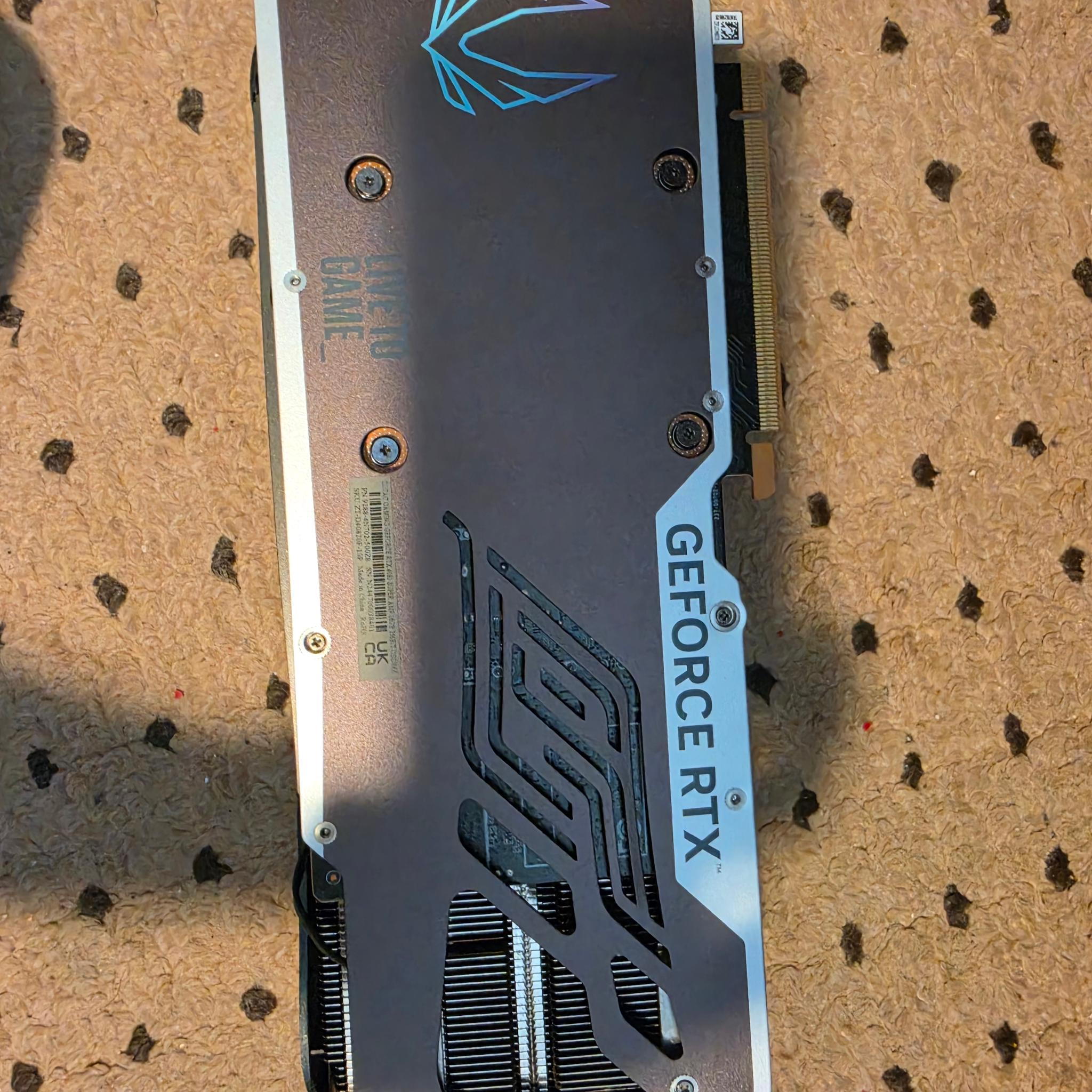 Zotac NVIDIA GeForce RTX 4080 SUPER AMP RGB Overclocked 16GB GDDR6X-Used, in good condition