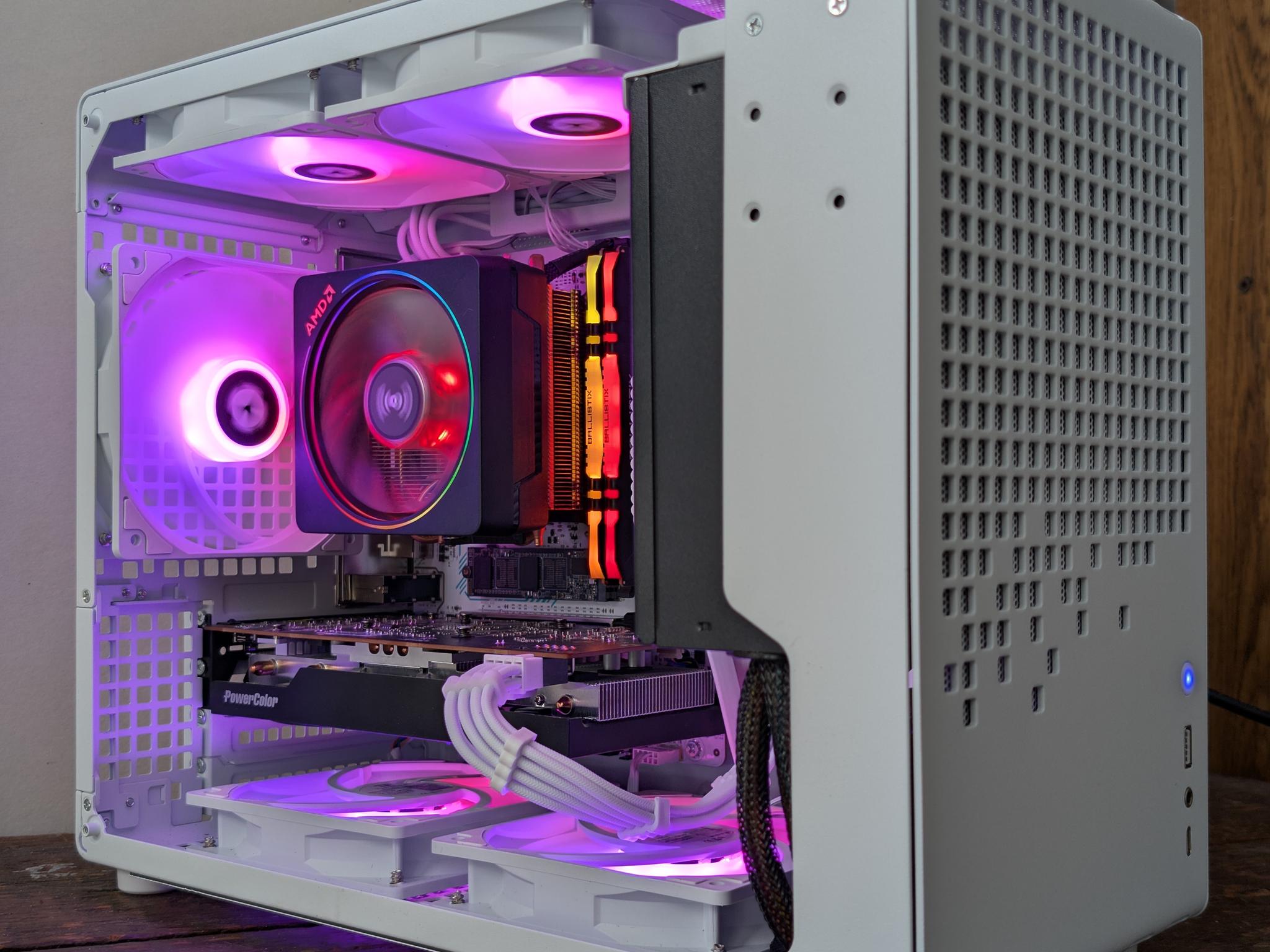 ⭐NEW⭐ M-ATX White Streaming/Gaming PC