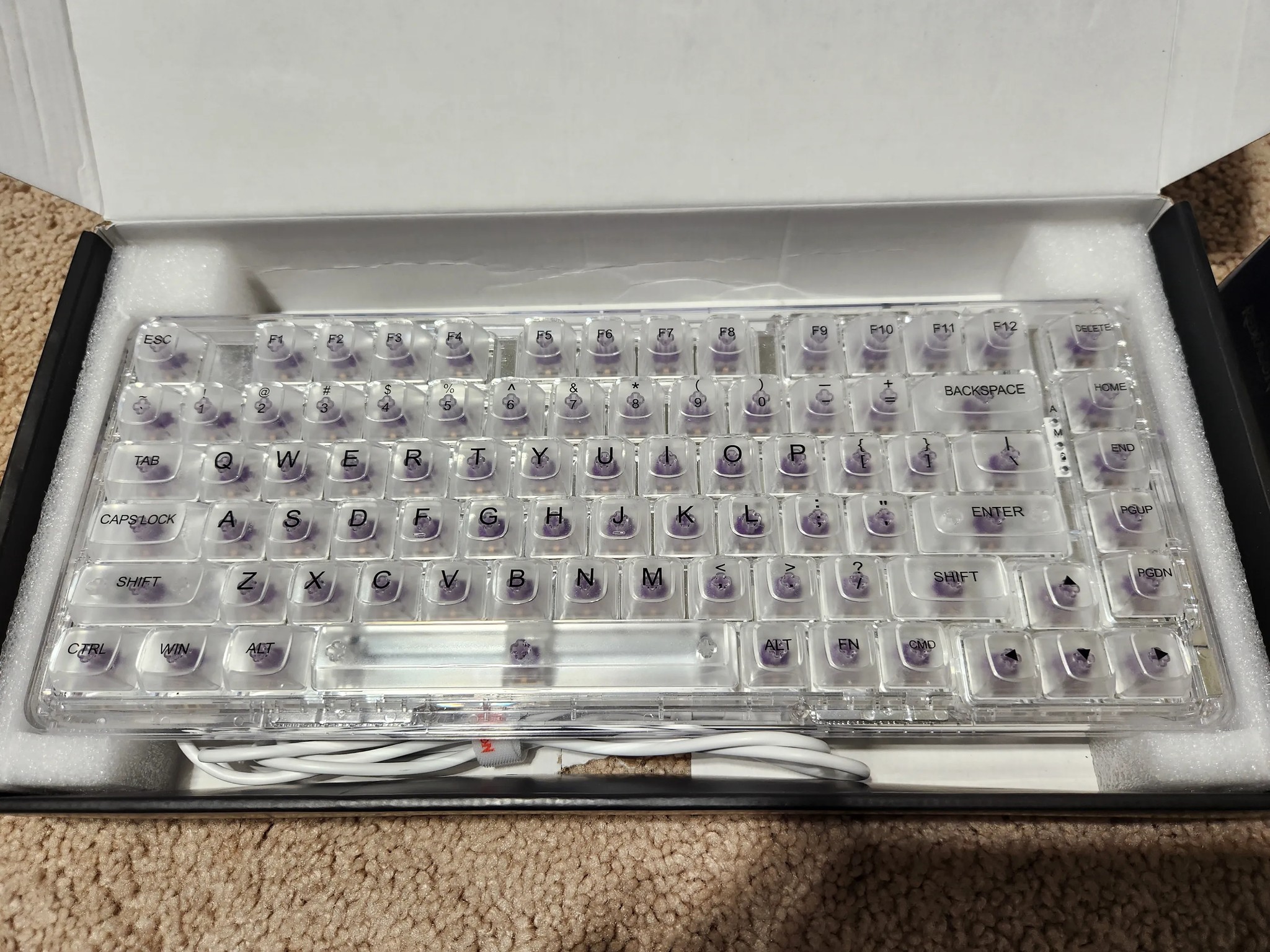 Reddragon Clear Keyboard