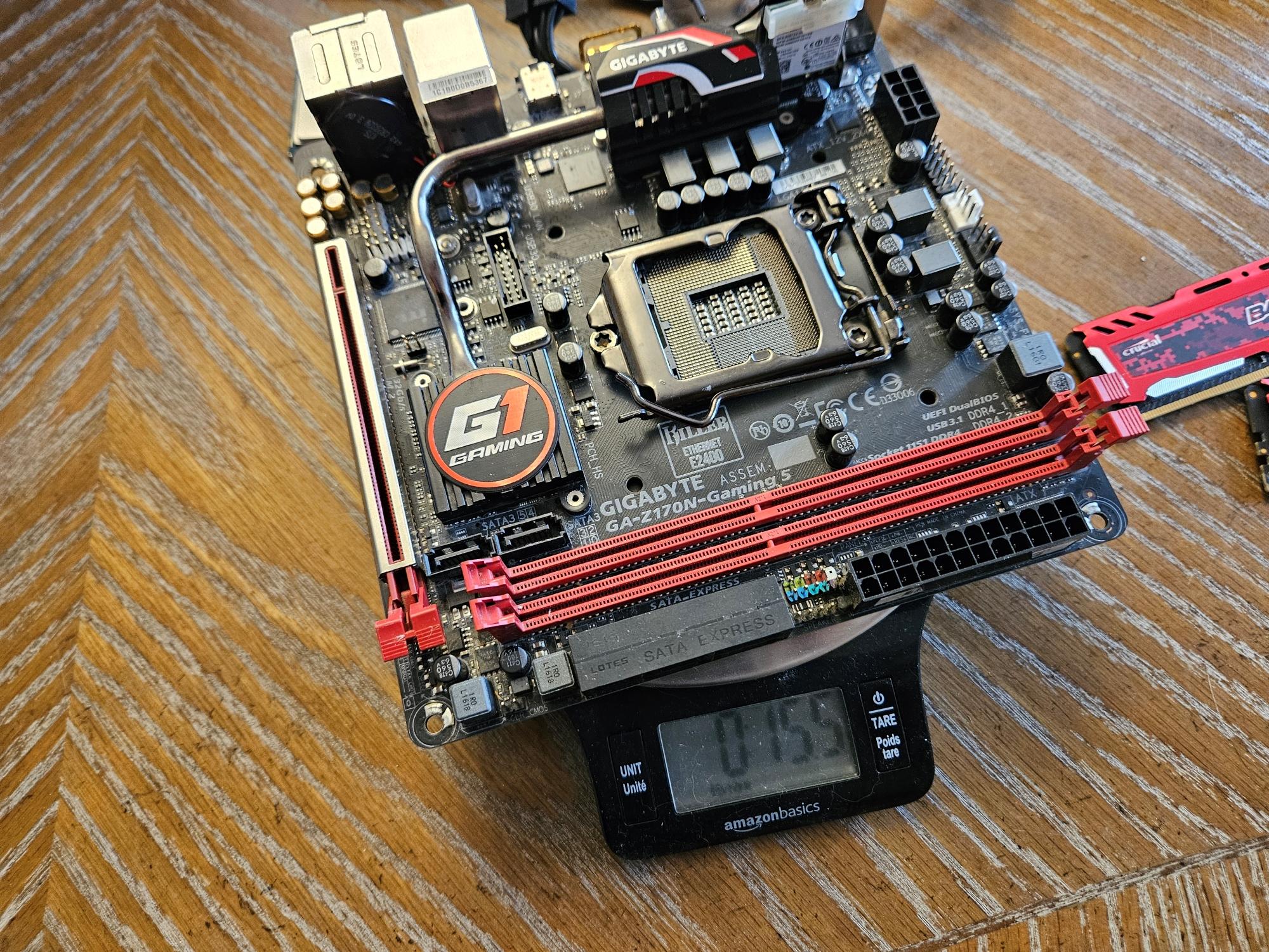 Gigabyte GA-Z170N Gaming 5 (rev 1.1), LGA 1151, Intel Motherboard