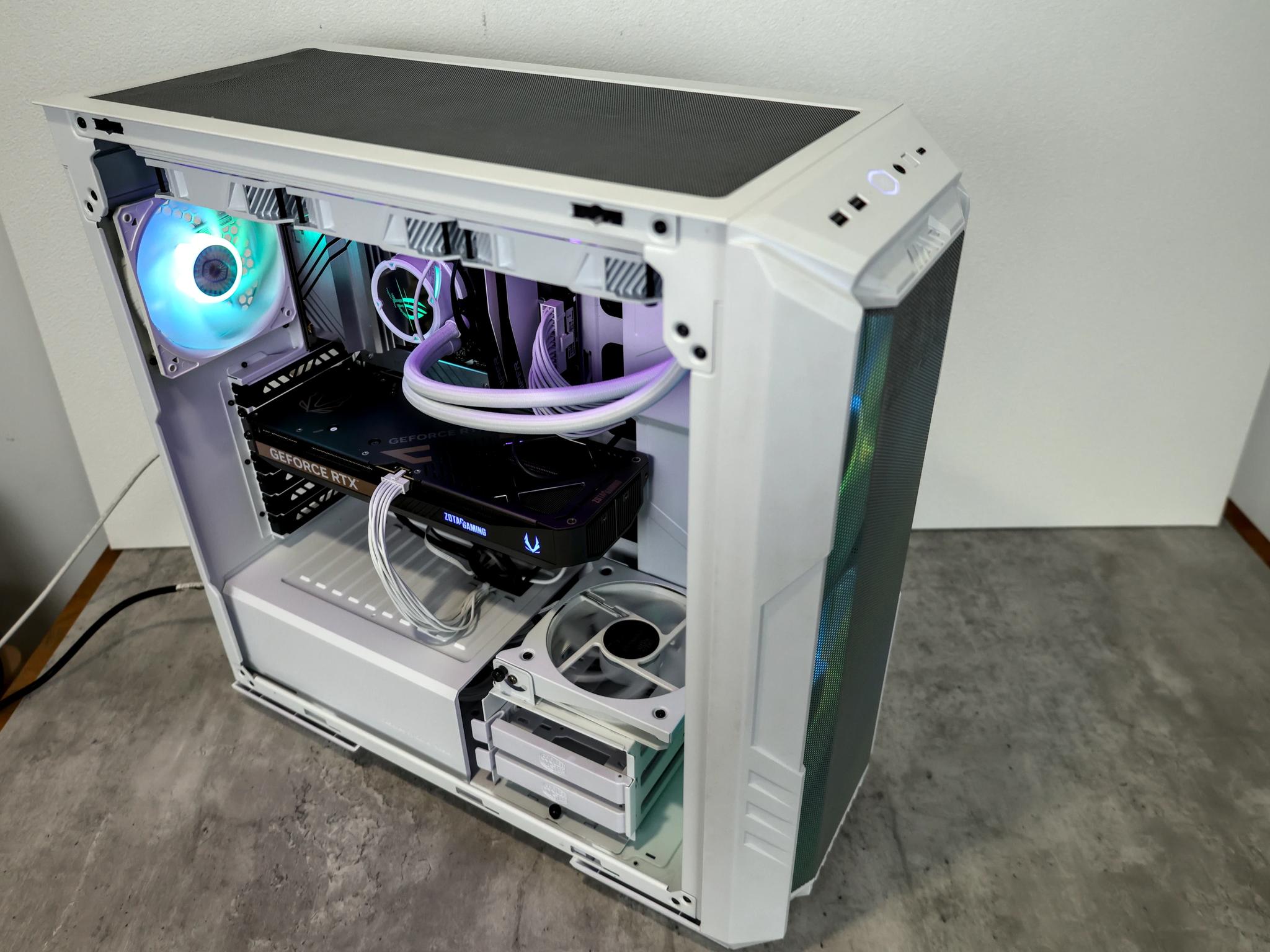 High-End 1440p/4K Ready White Aesthetic Custom PC