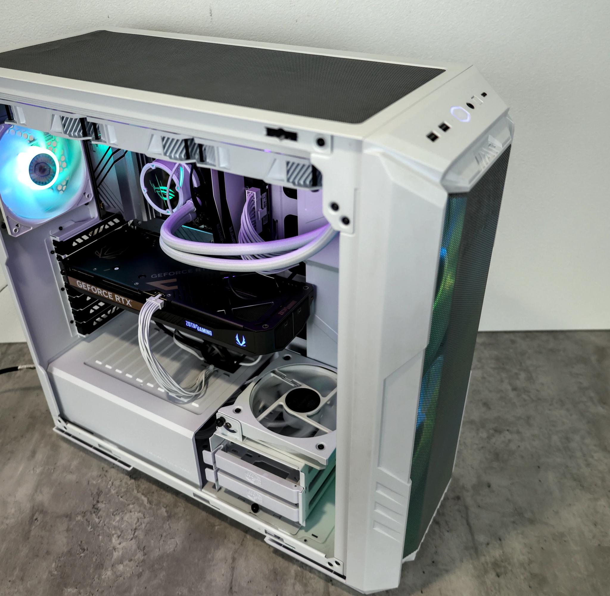 High-End 1440p/4K Ready White Aesthetic Custom PC