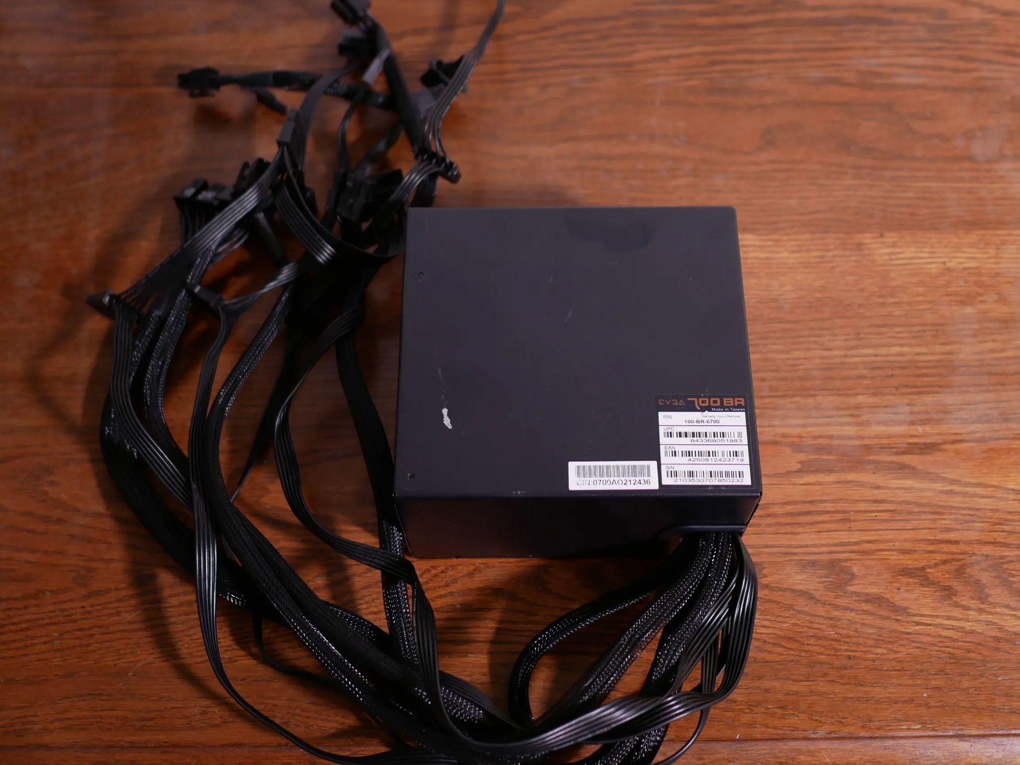 EVGA 700 BR, 80+ BRONZE 700W, Power Supply 100-BR-0700