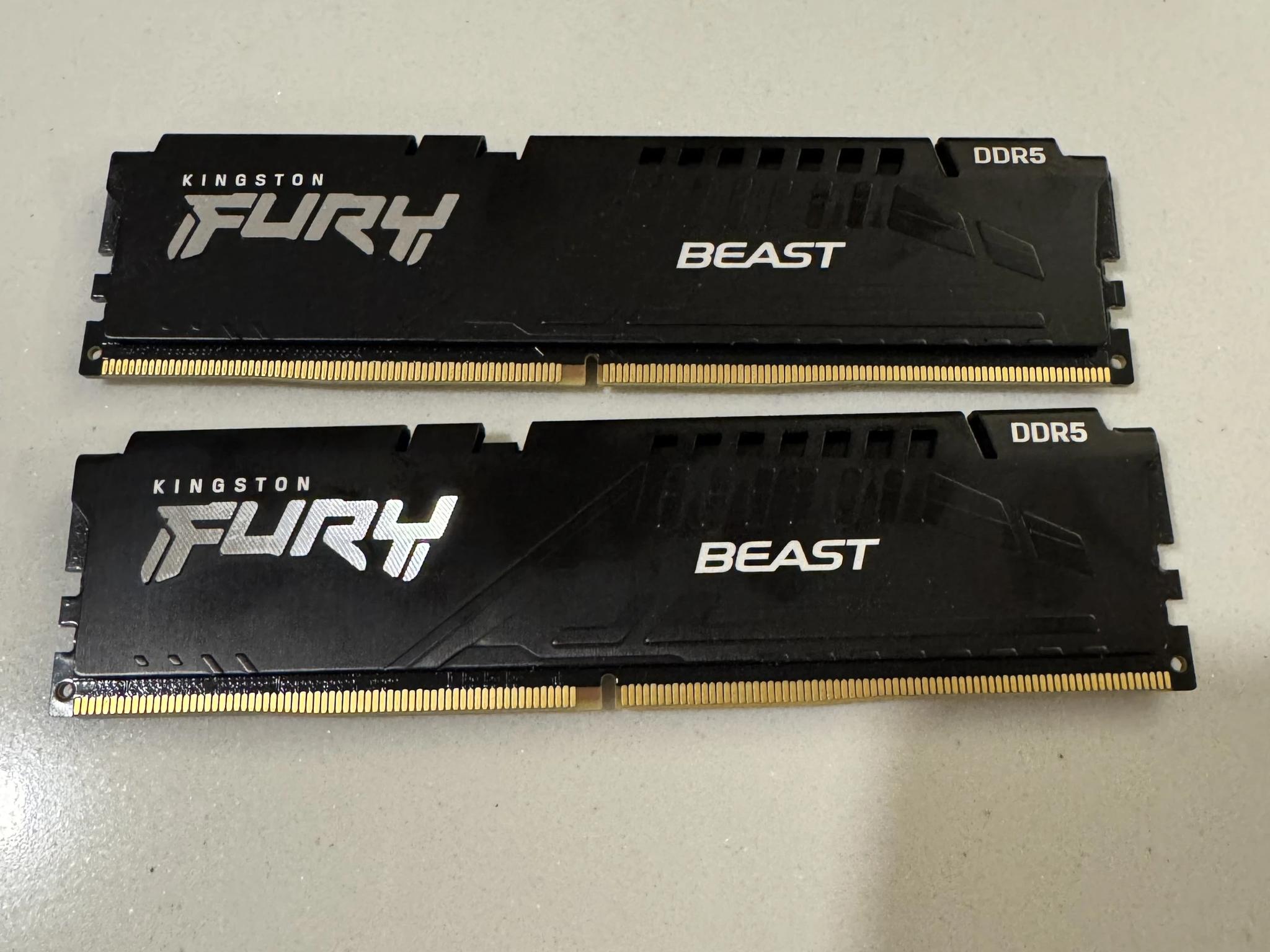 Kingston Fury Beast 16GB (2x8GB) 6000MT/s DDR5 CL30