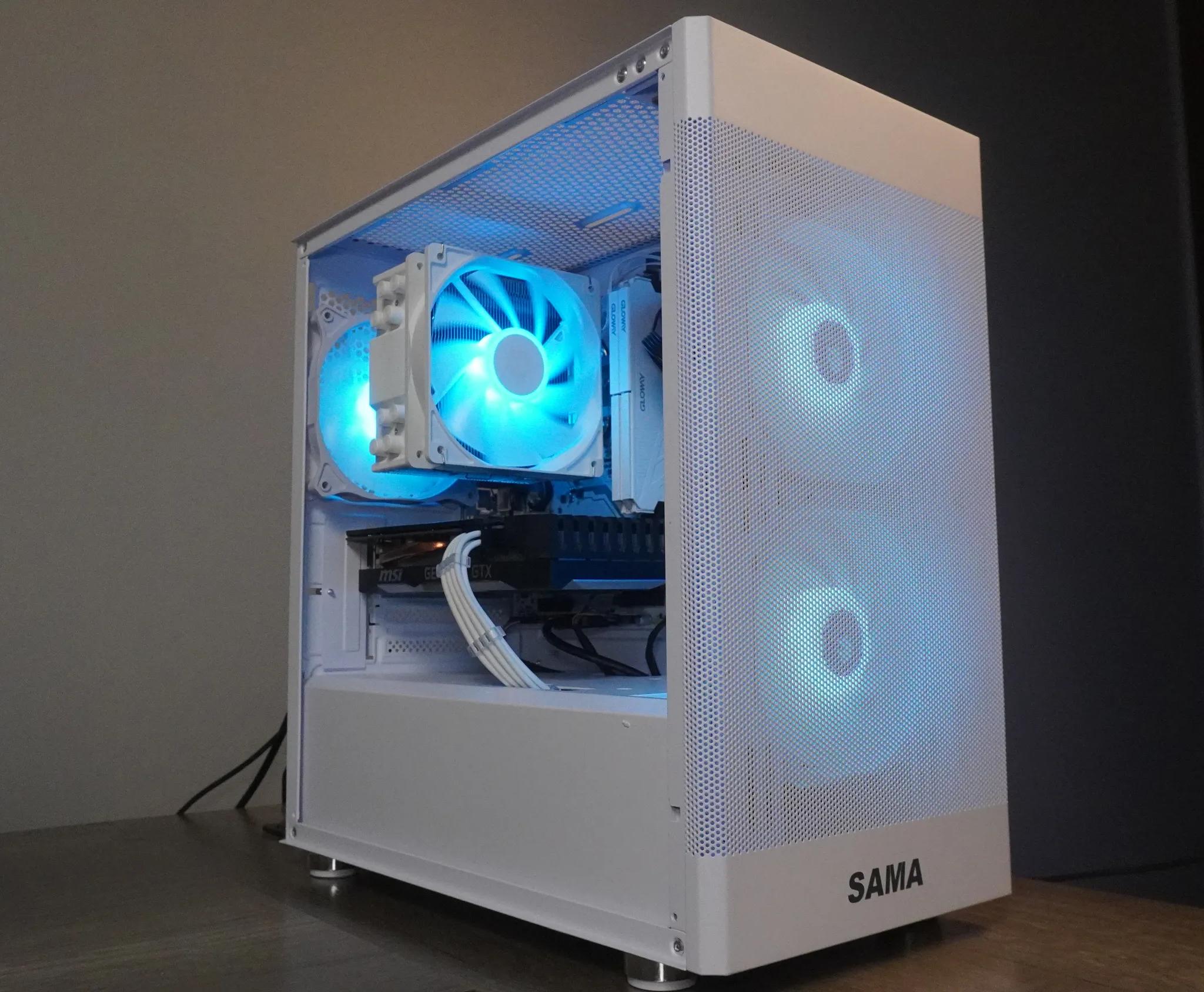 🤍AESTHETIC🤍 1080p GAMING MACHINE 💚GTX 1660 Super 🧡 Ryzen 5 5500 | 16GB | 1TB | WIFI