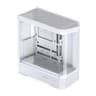 JONSBO D400 White ATX Mid Tower Case Curved Glass Dual Chamber - New (OEM)